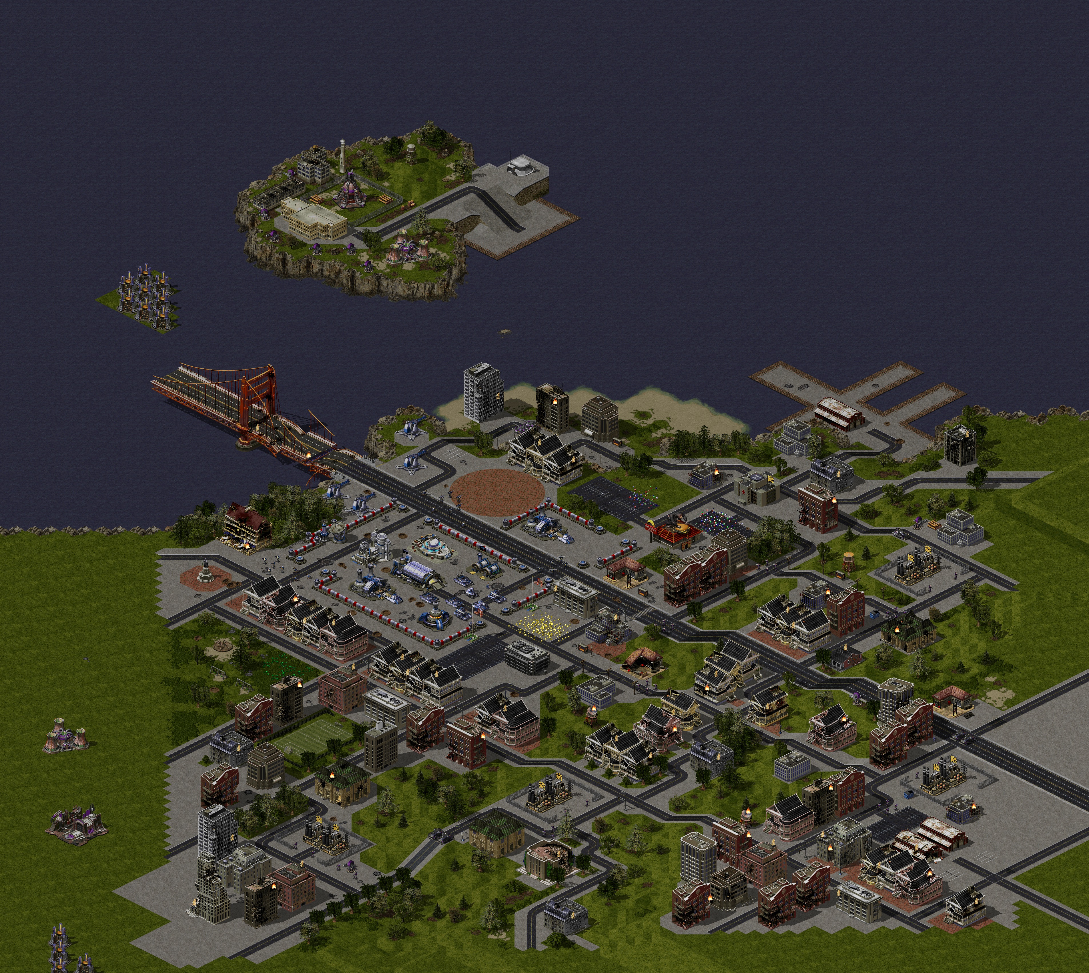 Rendered map: Allied Mission 1: Time Lapse