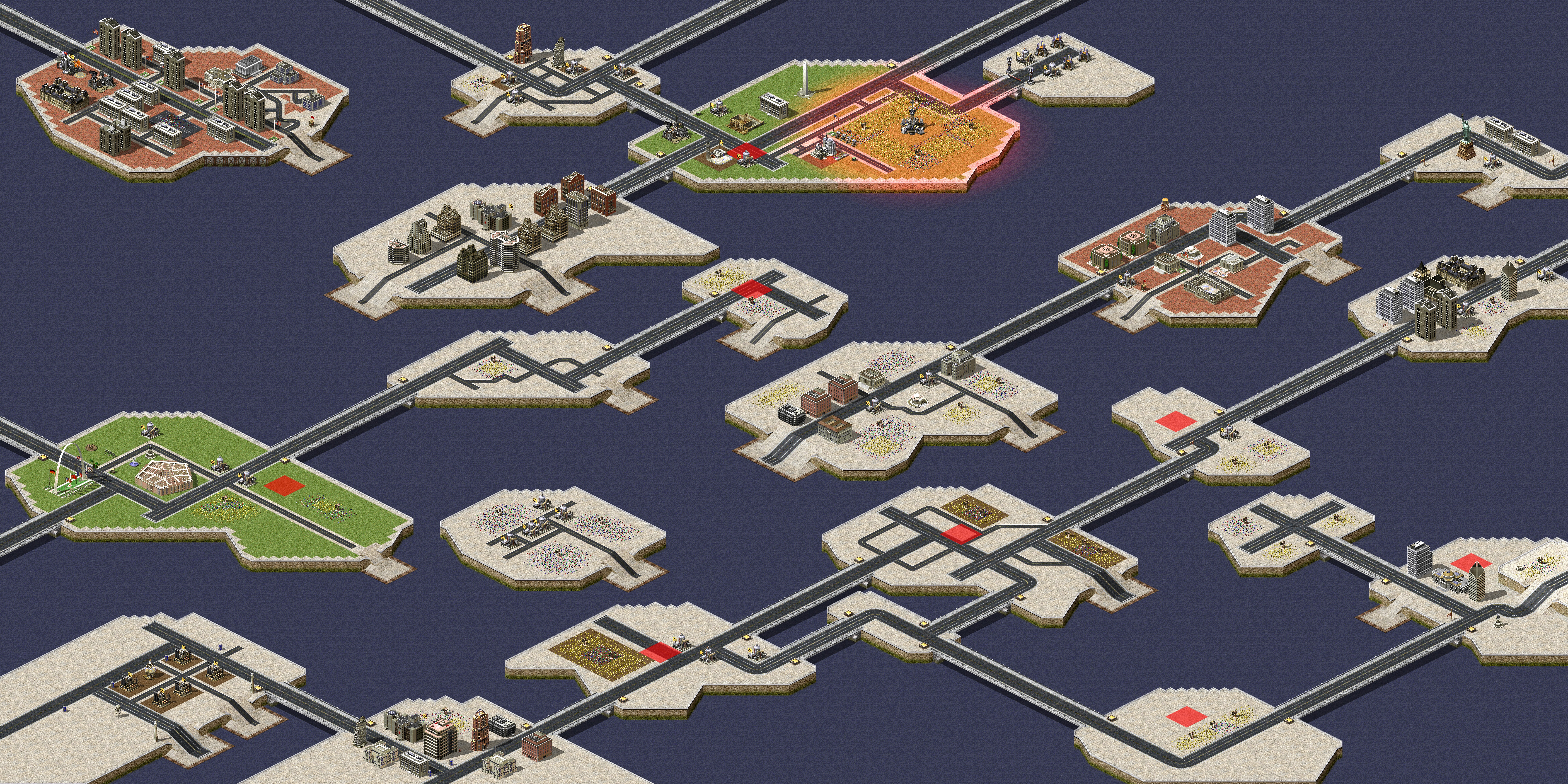 Rendered map: Aquatic City (2)