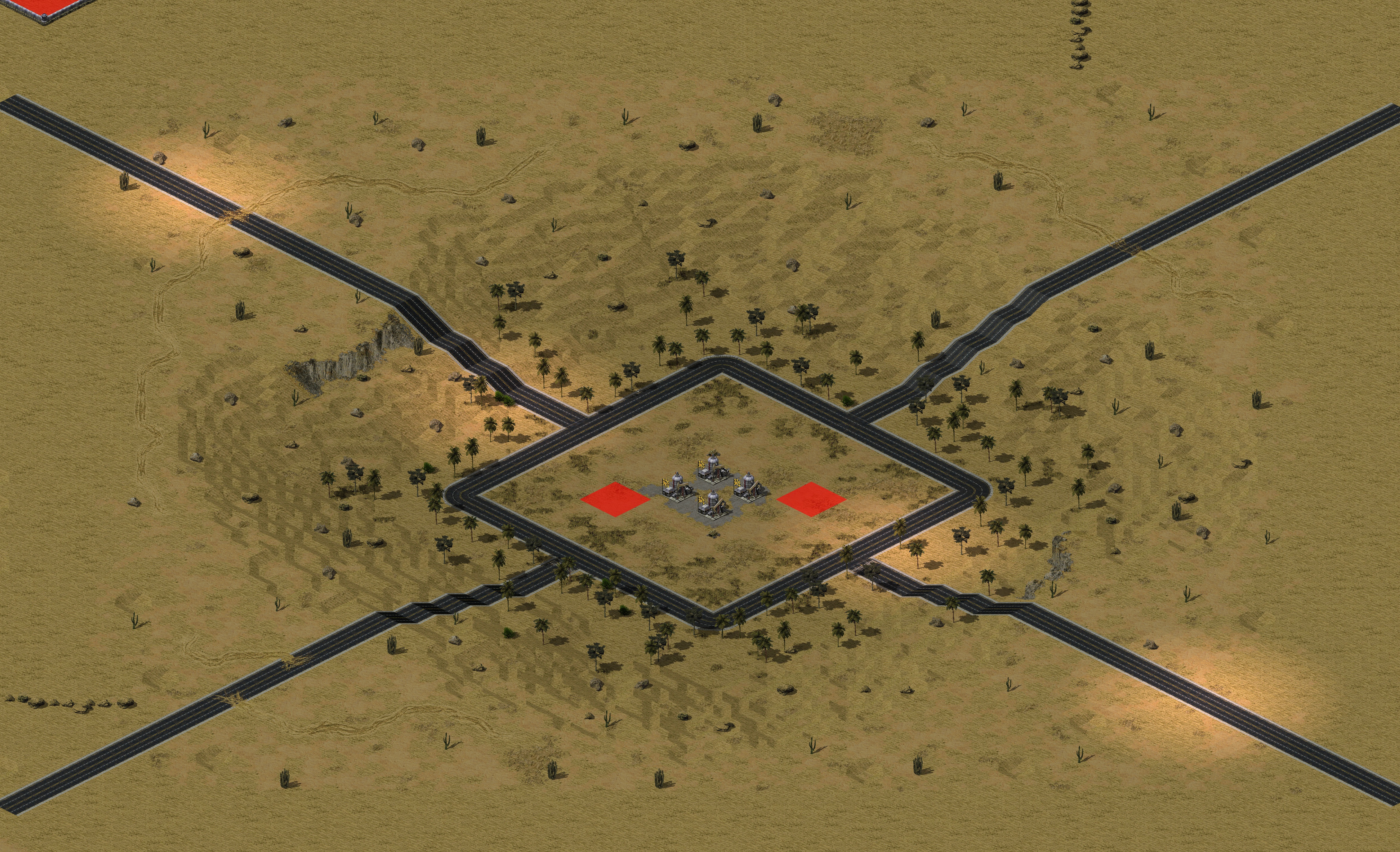 Rendered map: GLA Defence Challenge