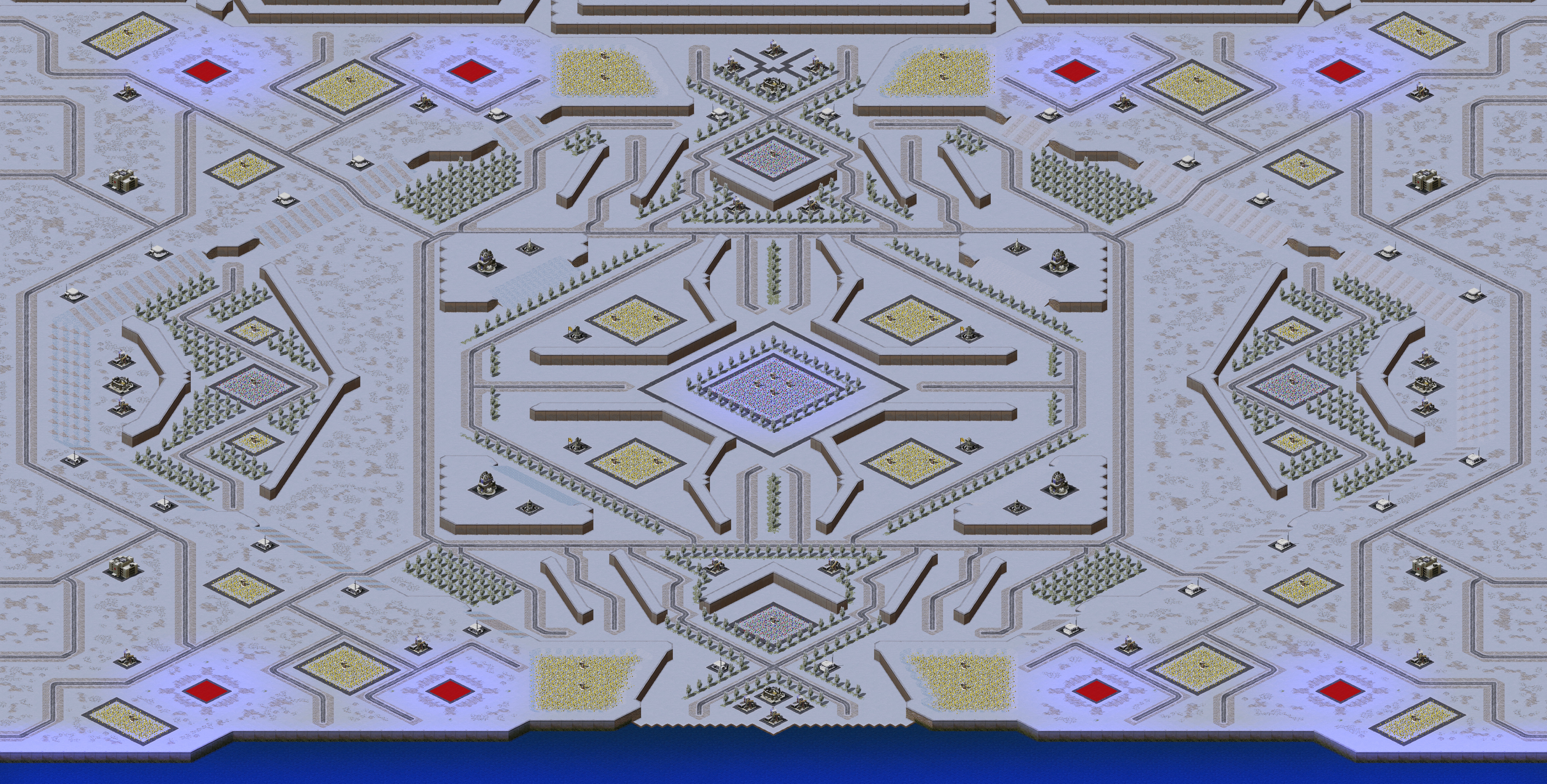 Rendered map: Frozen Defense (8)
