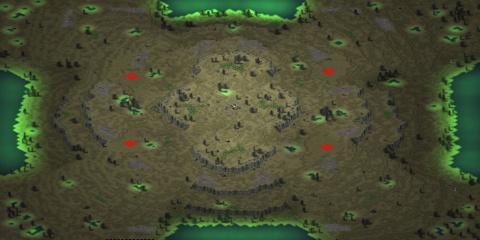 Rendered preview of [4] X Isle v1.3 (4v4)