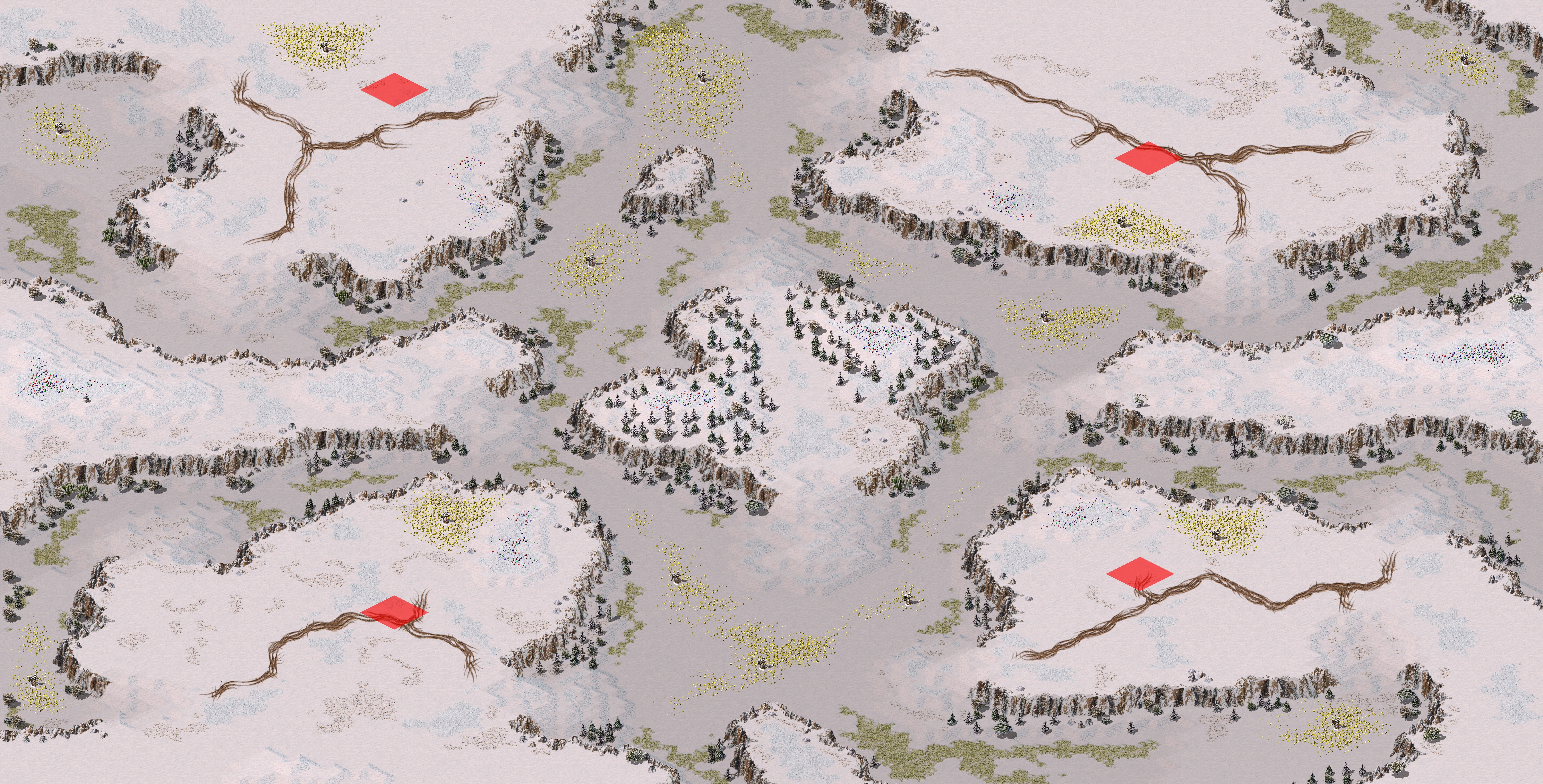 Rendered map: Snow Valley (4)