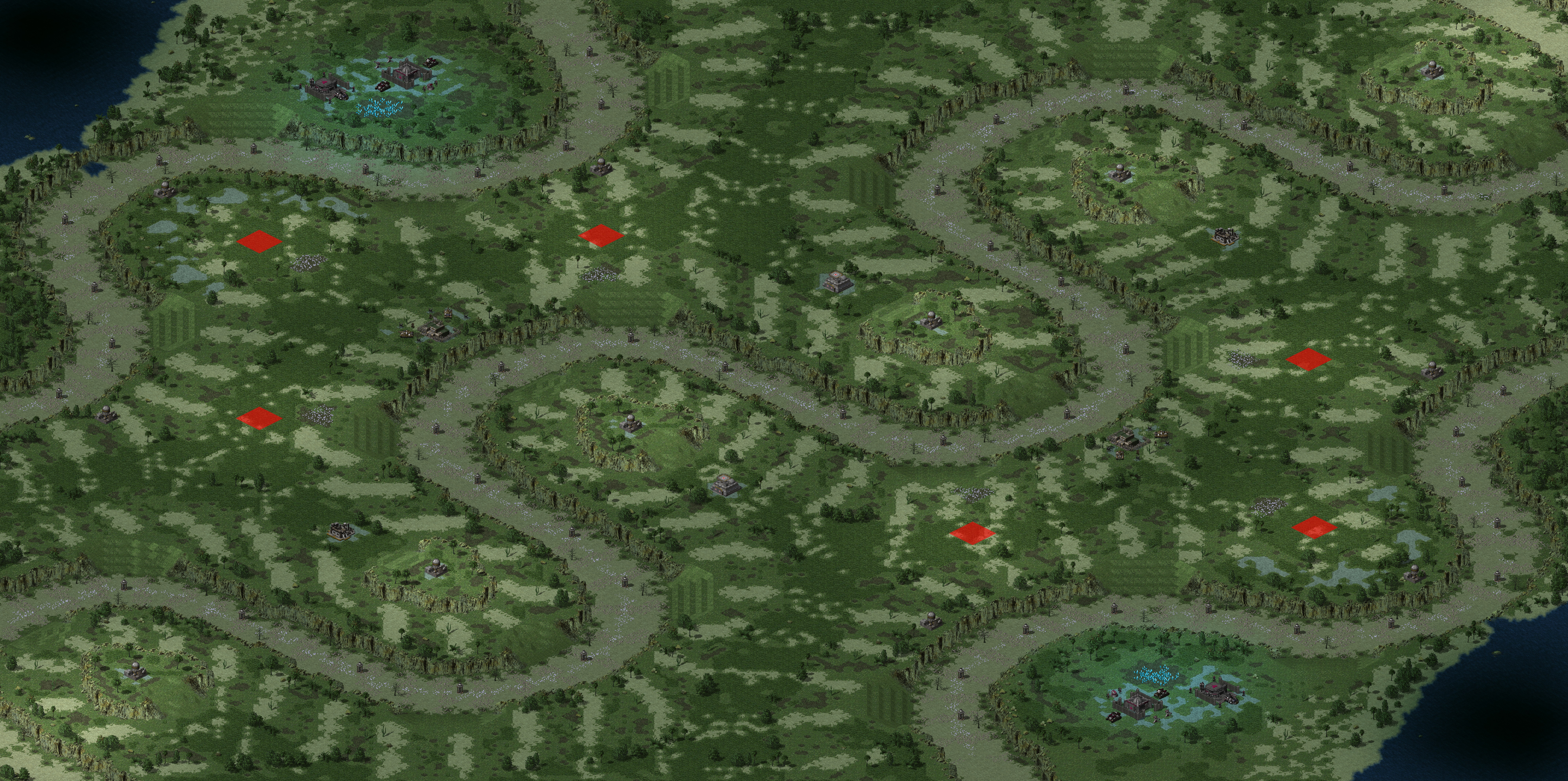 Rendered map: Sine Valley