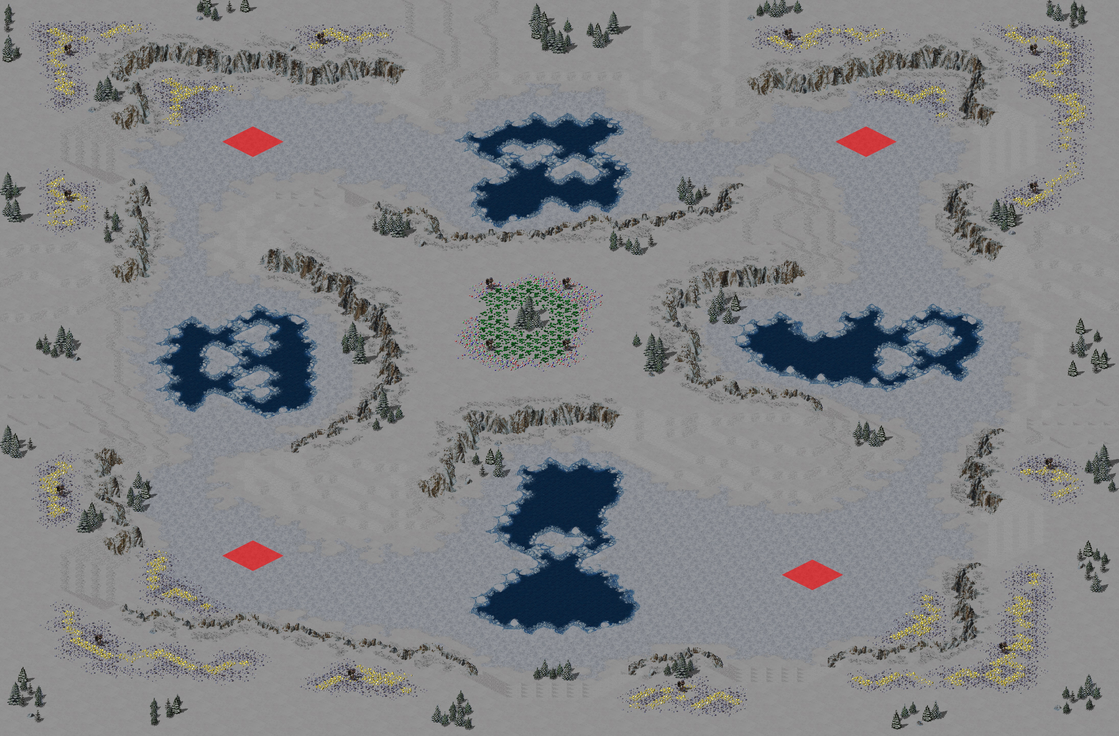 Rendered map: Ivory Wastelands