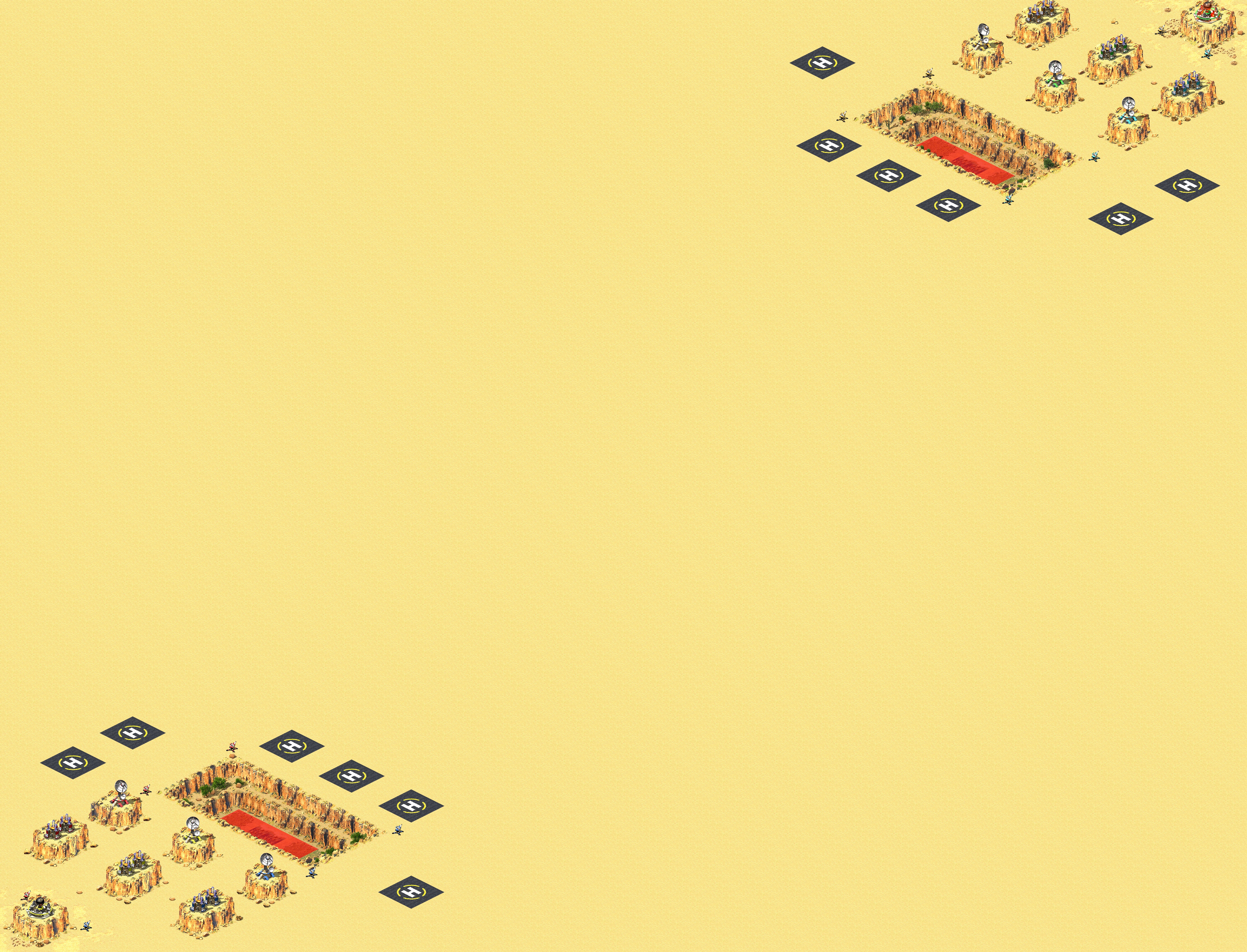 Rendered map: Unit Rush 3v3 A