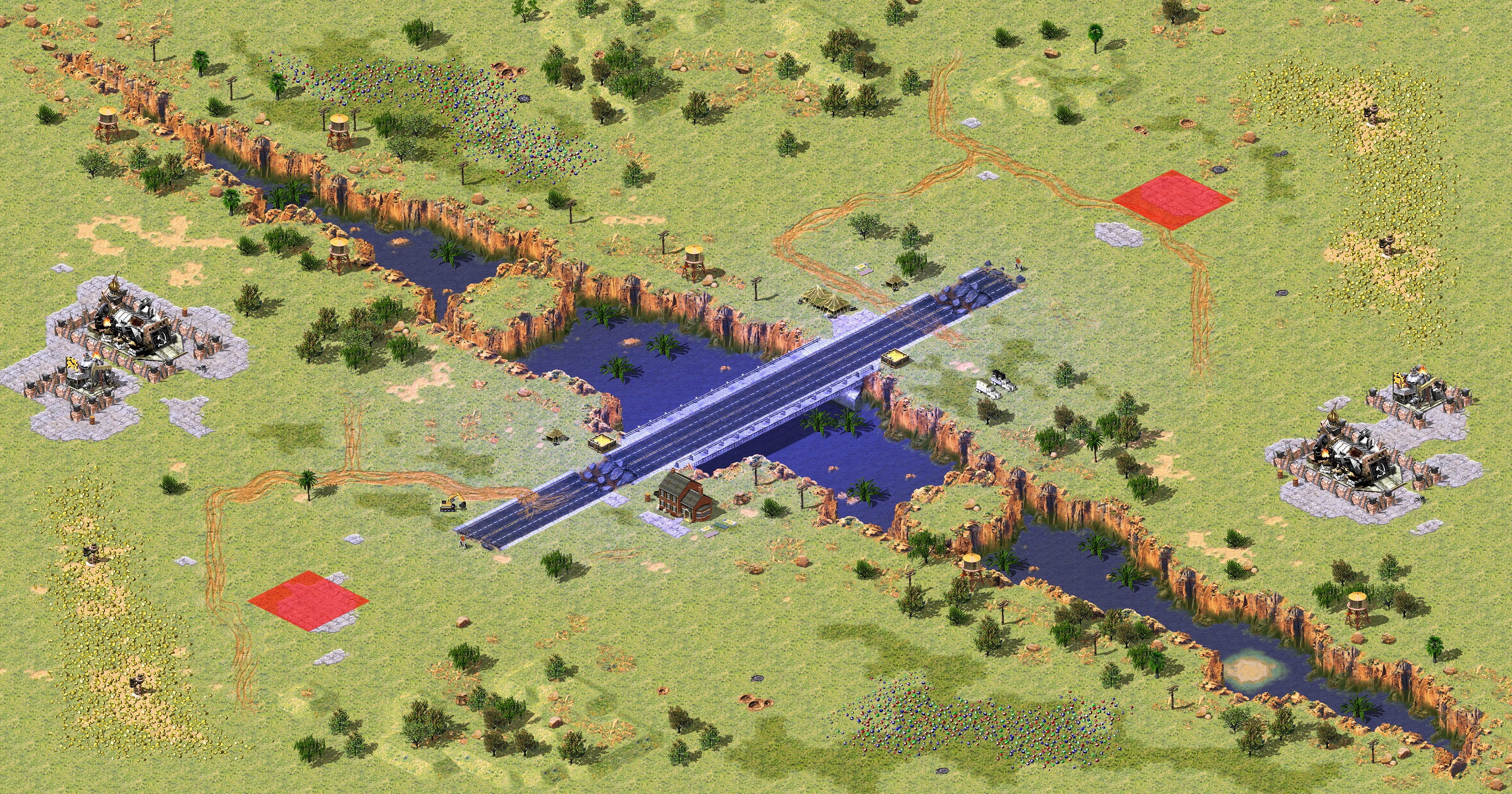 Rendered map: Creek Riverside