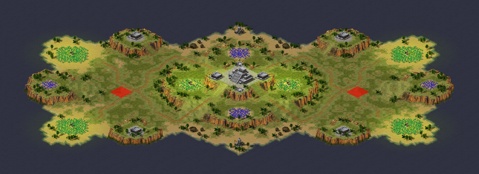 Rendered preview of (2) Official Tournament Map A