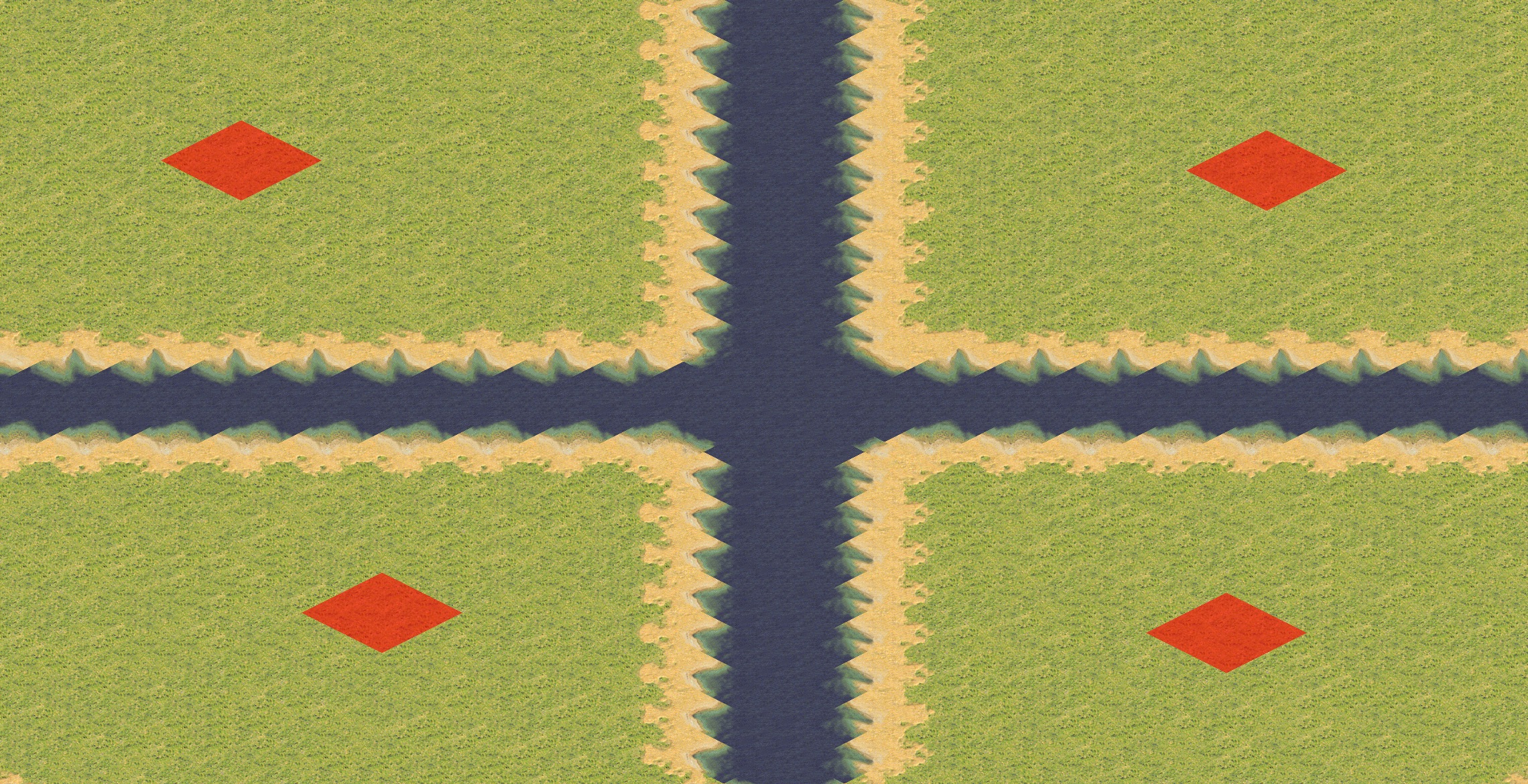 Rendered map: Blue Sky Happy (4)