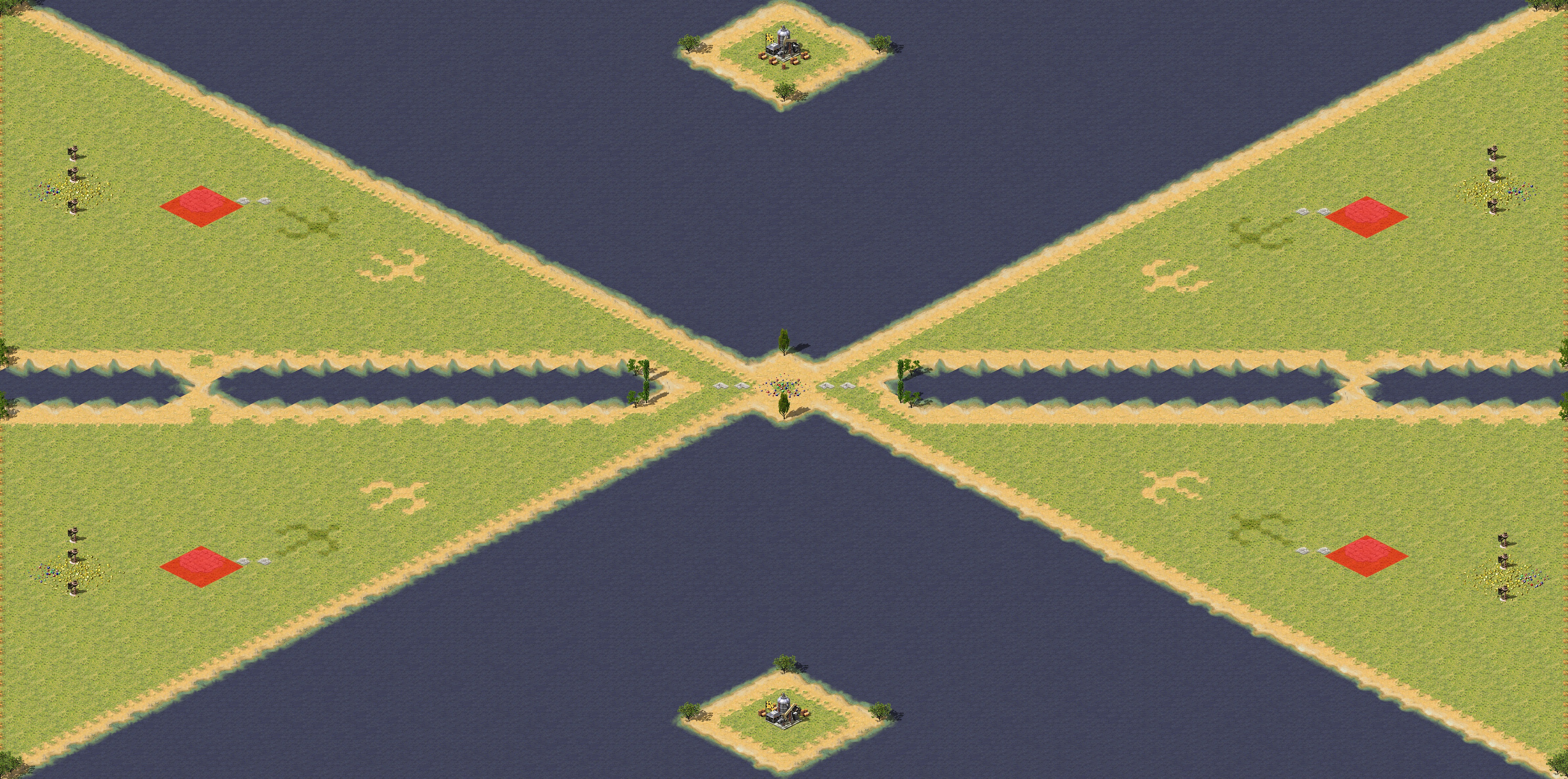Rendered map: 2v2 Land Sea Air