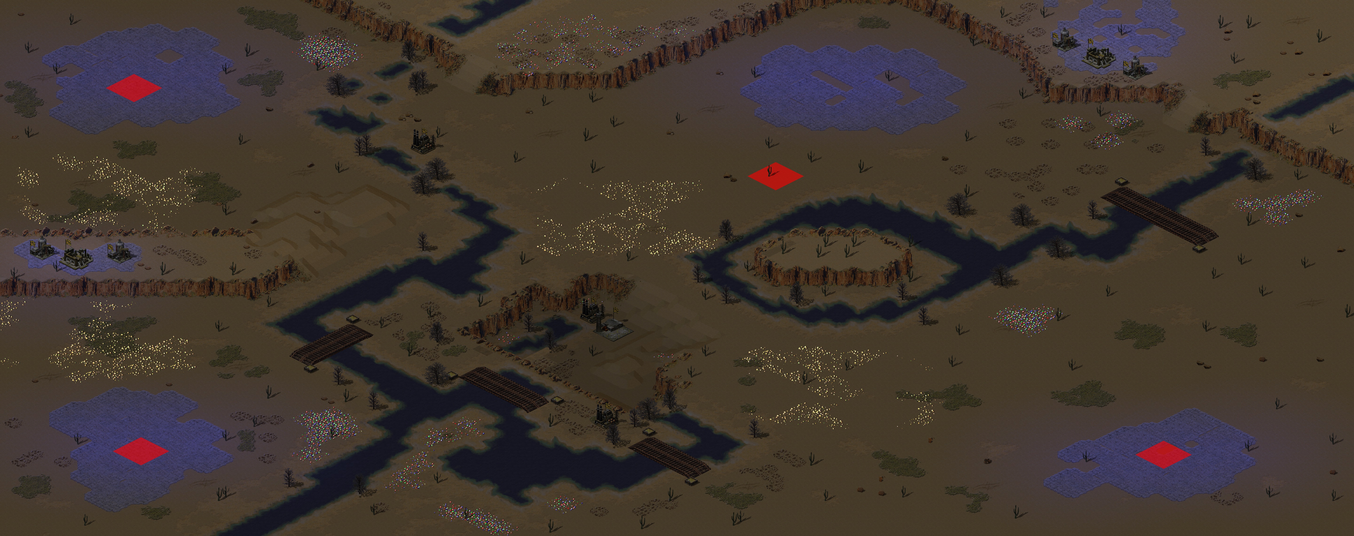 Rendered map: Drainage problem (YRdesert)