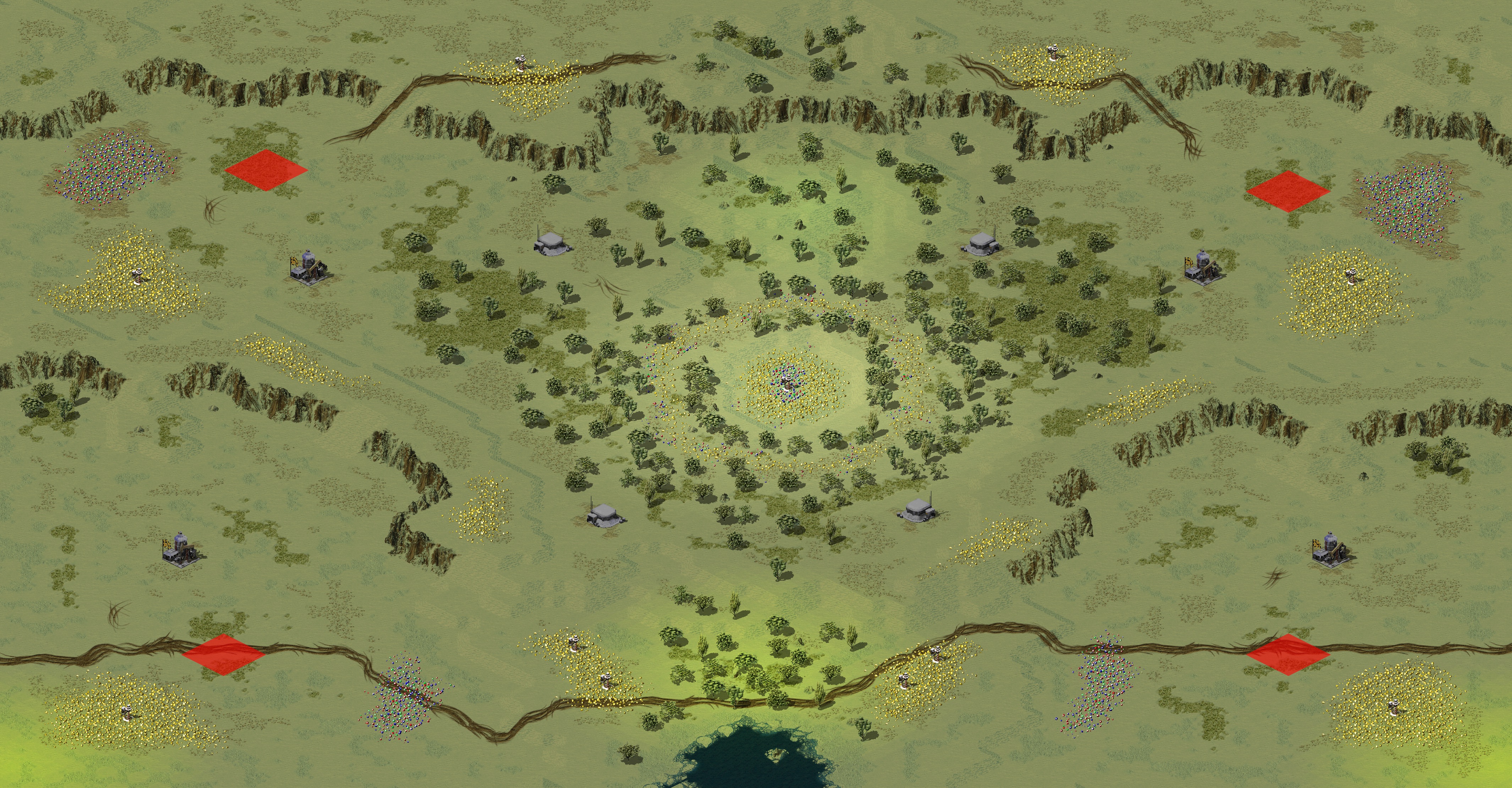 Rendered map: (4) Frozen Badlands