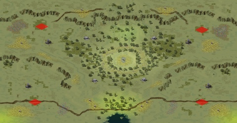 Rendered preview of (4) Frozen Badlands