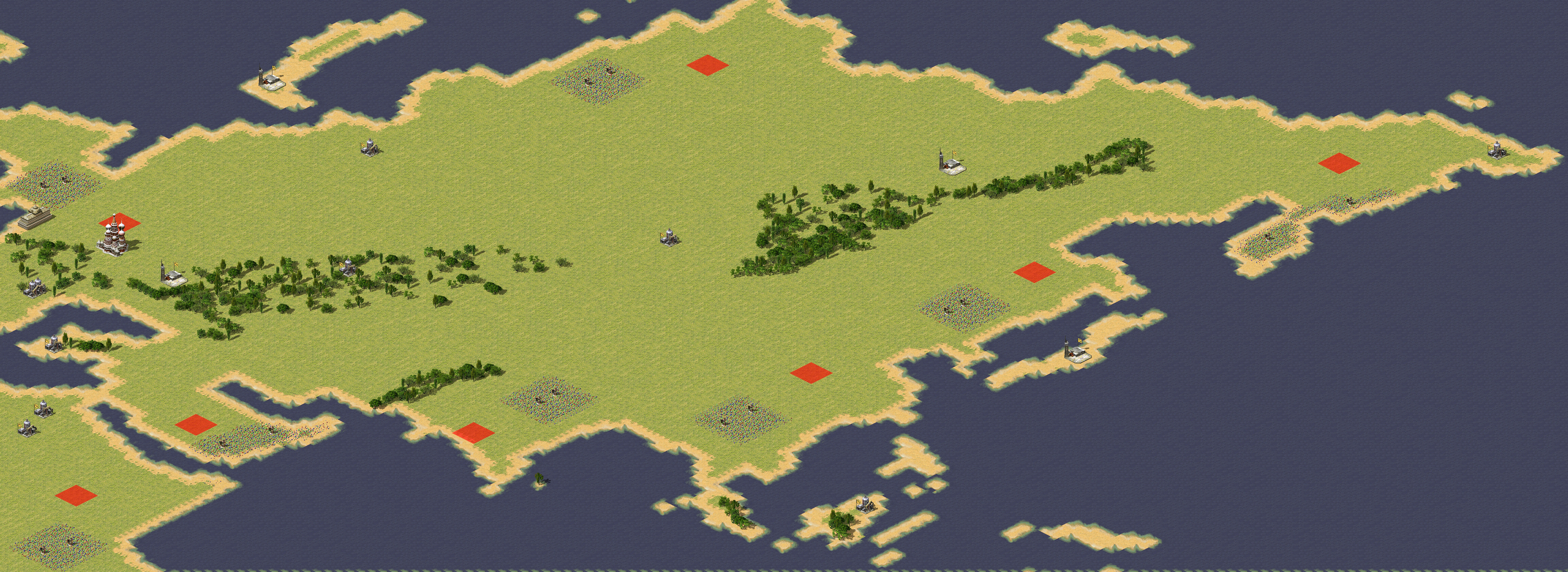 Rendered map: Asia