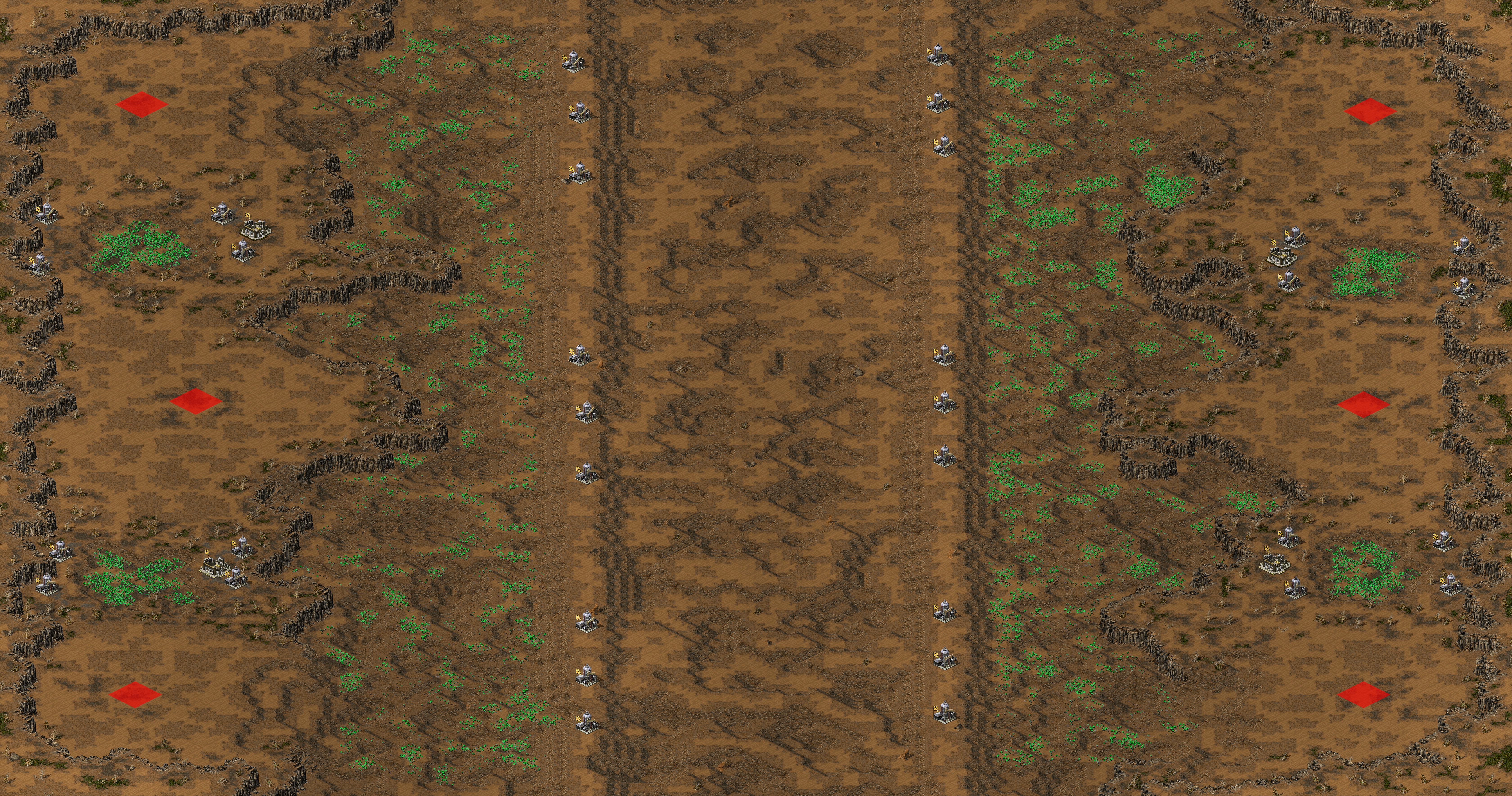 Rendered map: Battle for Dune