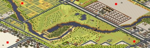 Rendered preview of Park of the Pellerina in Turin(Italy)