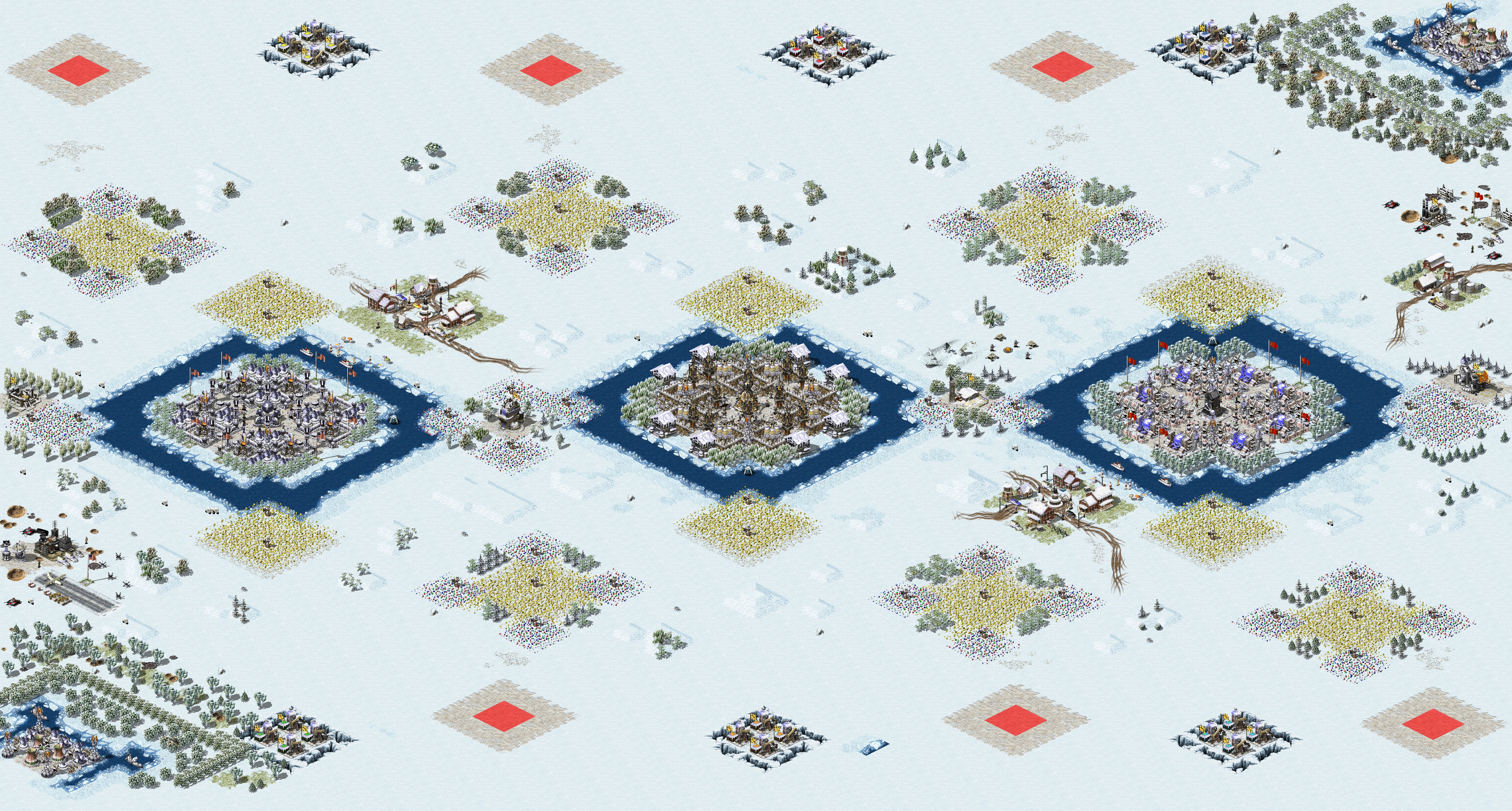 Rendered map: Three Musketeers (War1e1ore)