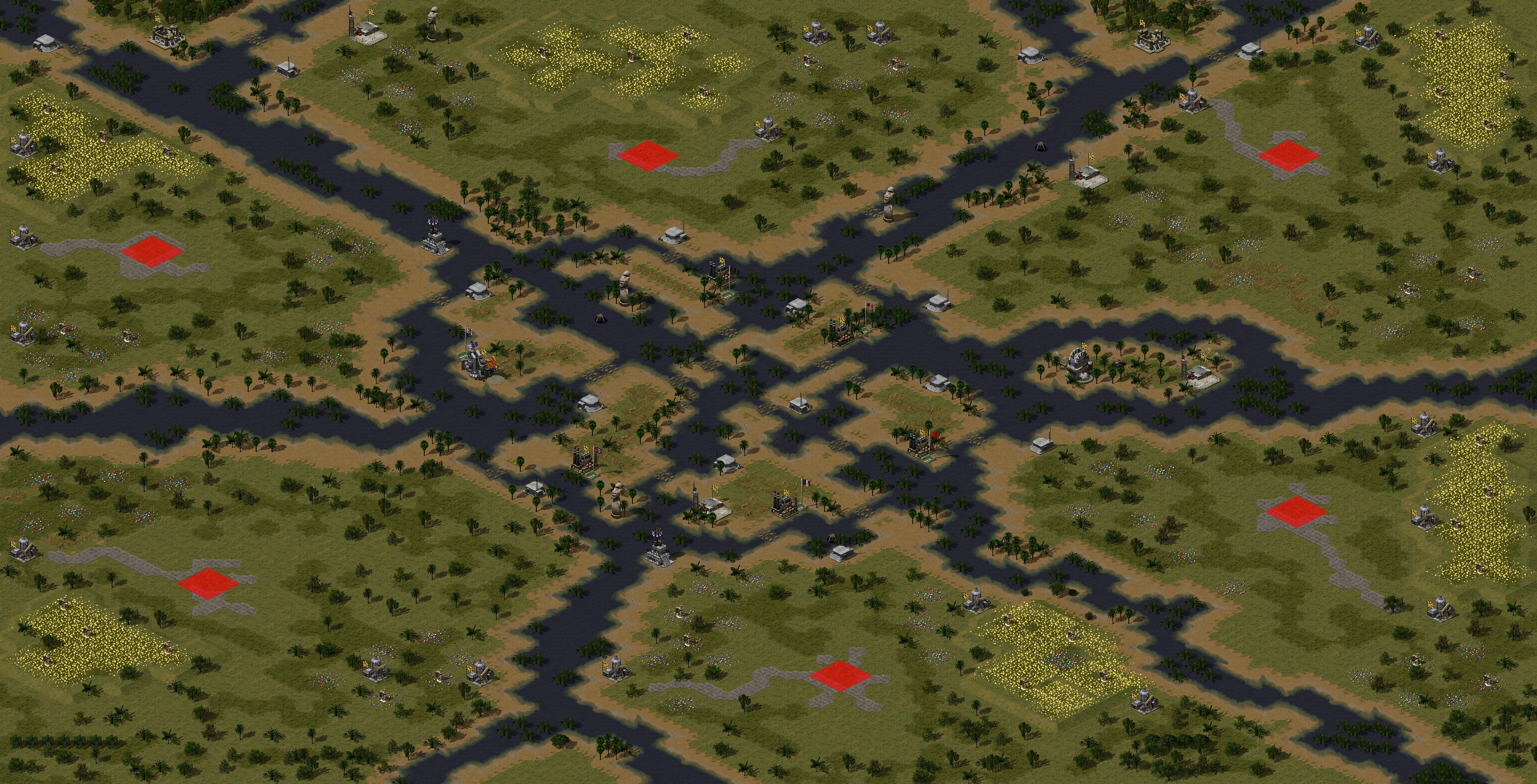 Rendered map: Jungle Warfare