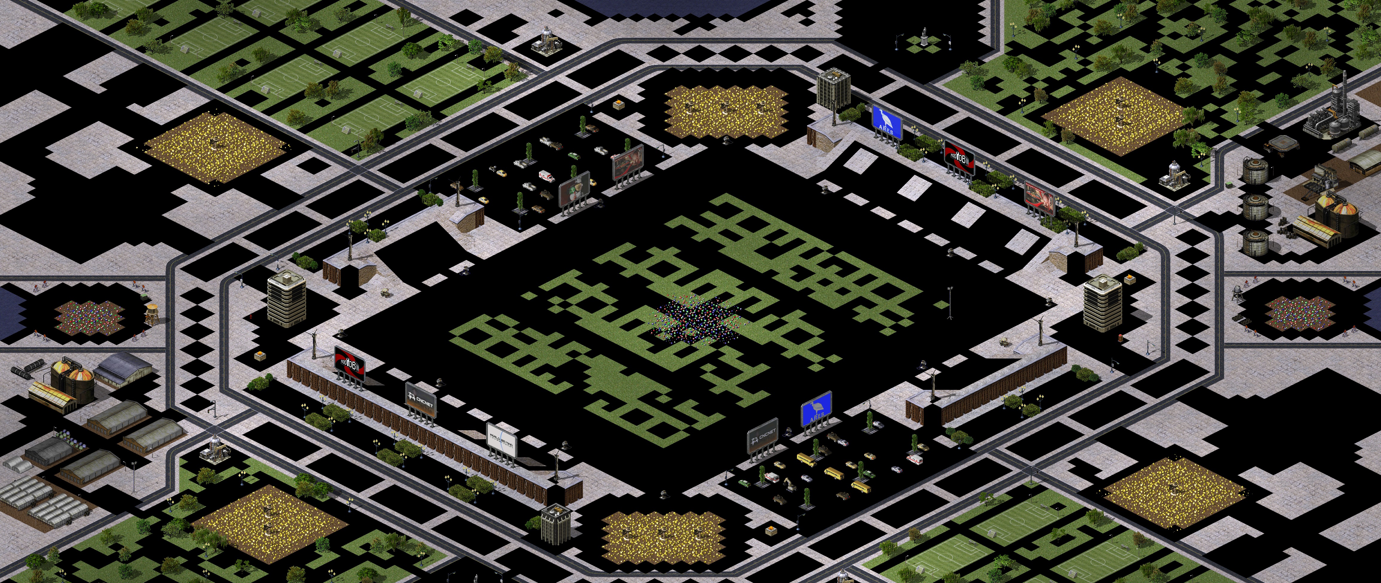 Rendered map: Tournament Stadium