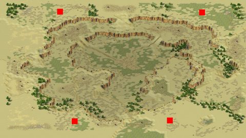 Rendered preview of Golden Snowy Field (Wrinkled)