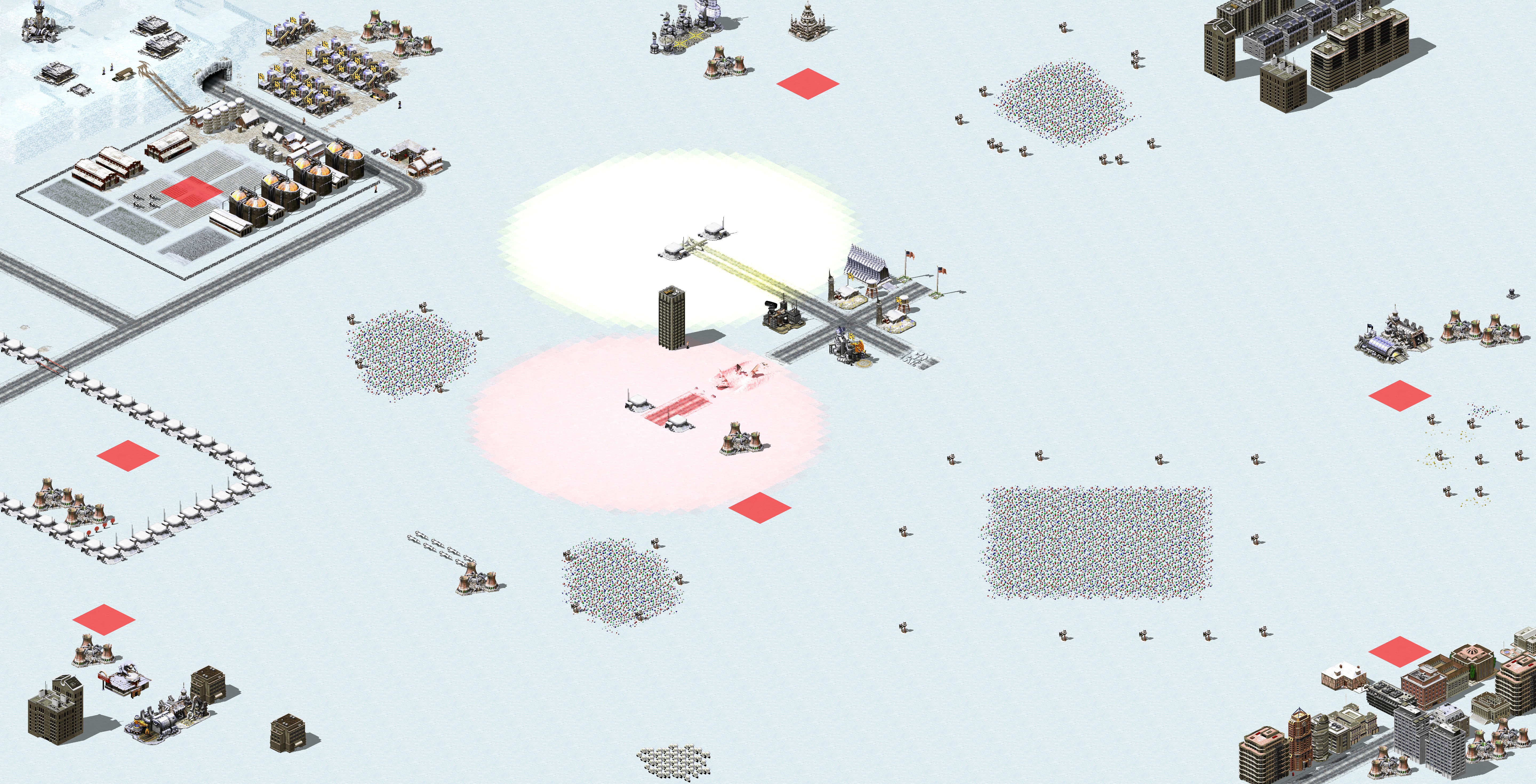 Rendered map: Artic Airport