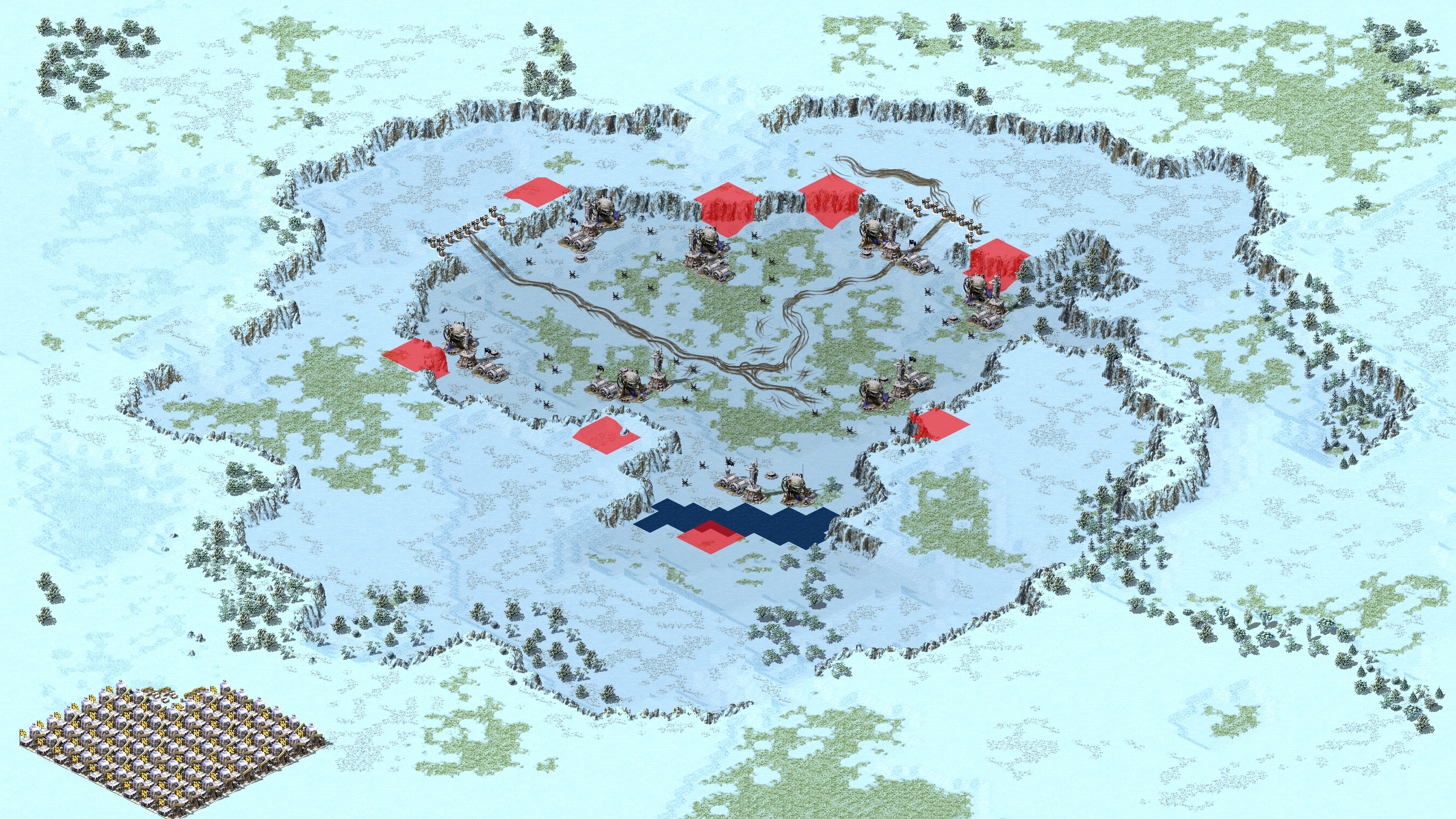 Rendered map: WWII Europe
