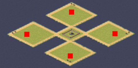 Rendered preview of Oil Field Grab 4 Player Small Patch