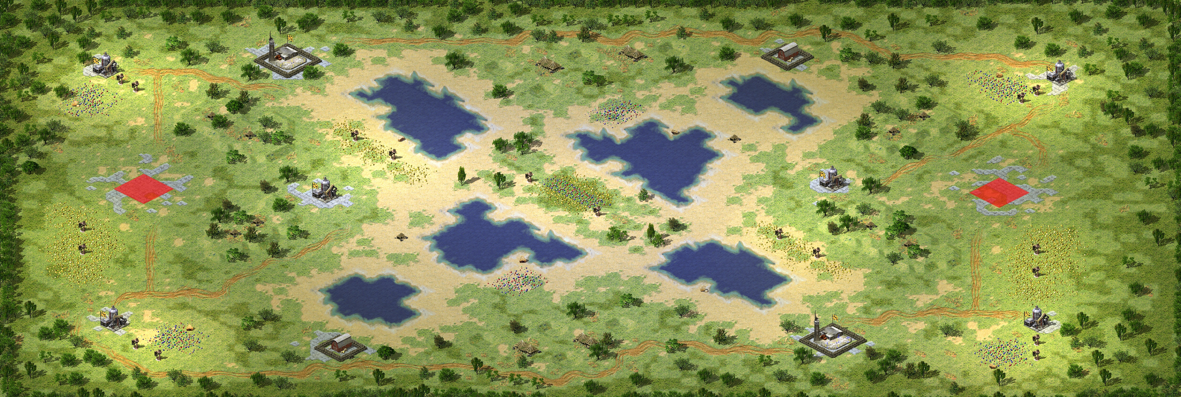 Rendered map: The Path More Traveled By LE