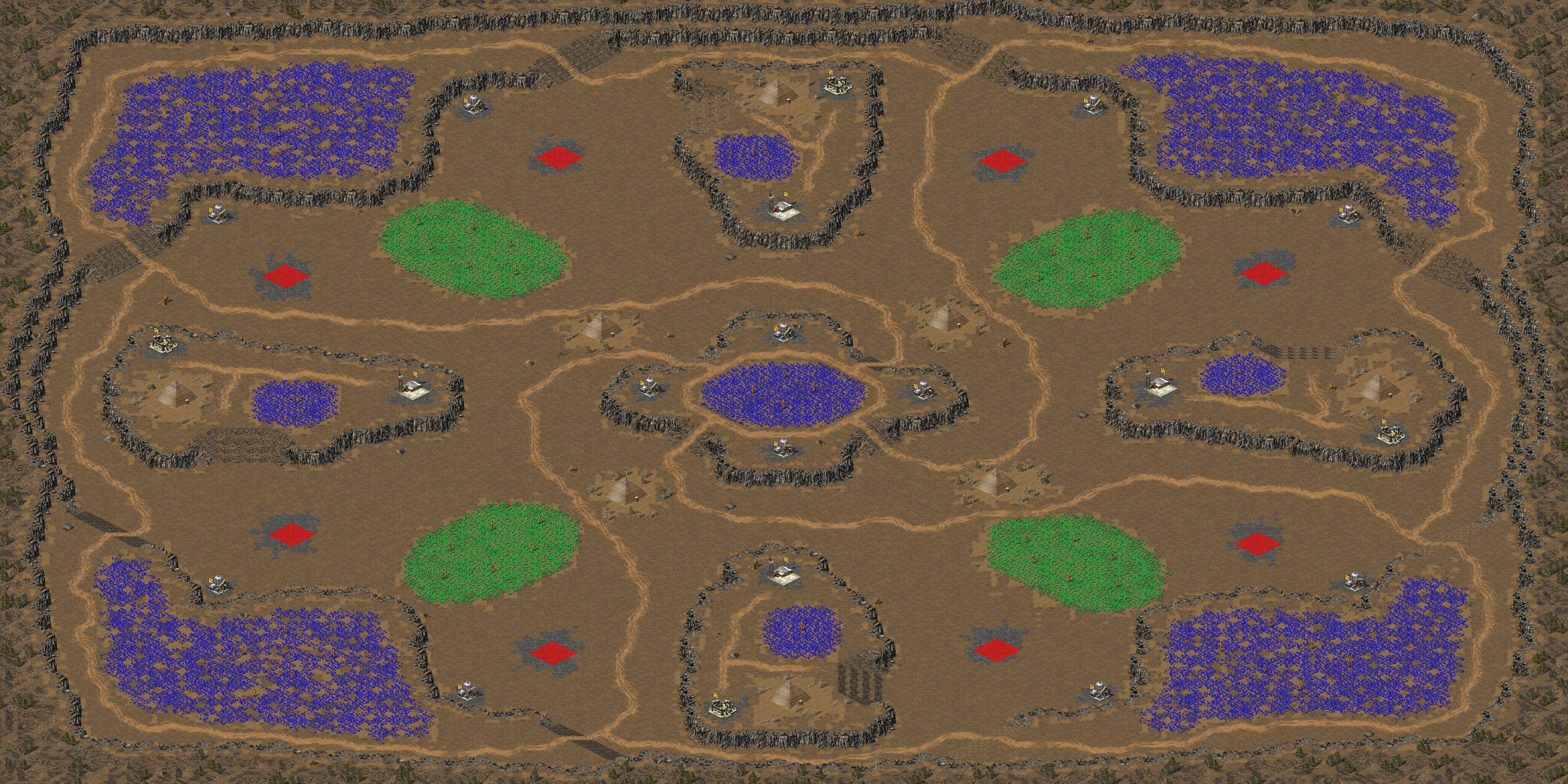 Rendered map: (8) Plush Bluff
