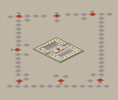 Rendered preview of Lone Fortress Siege