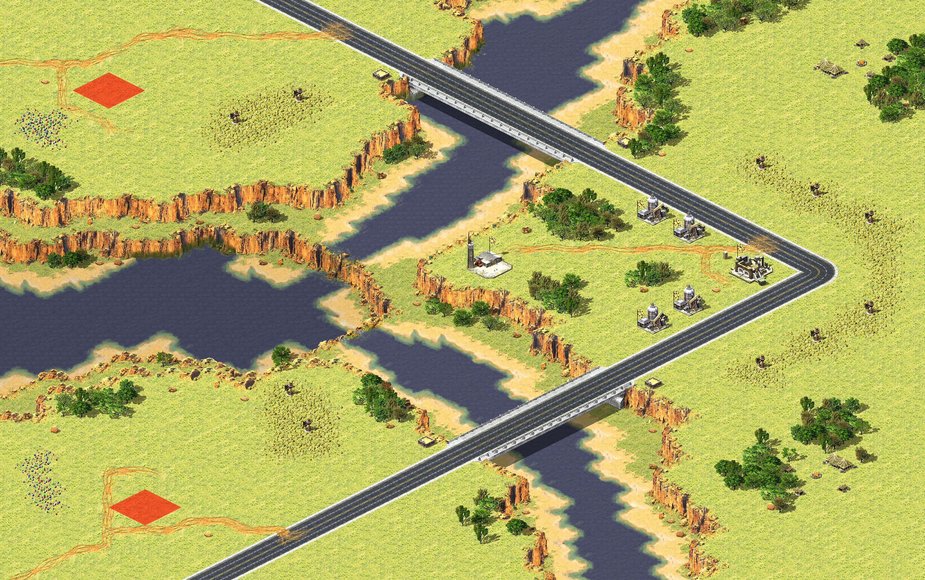 Rendered map: Critical Divide