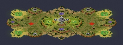 Rendered preview of (2) Official Tournament Map A