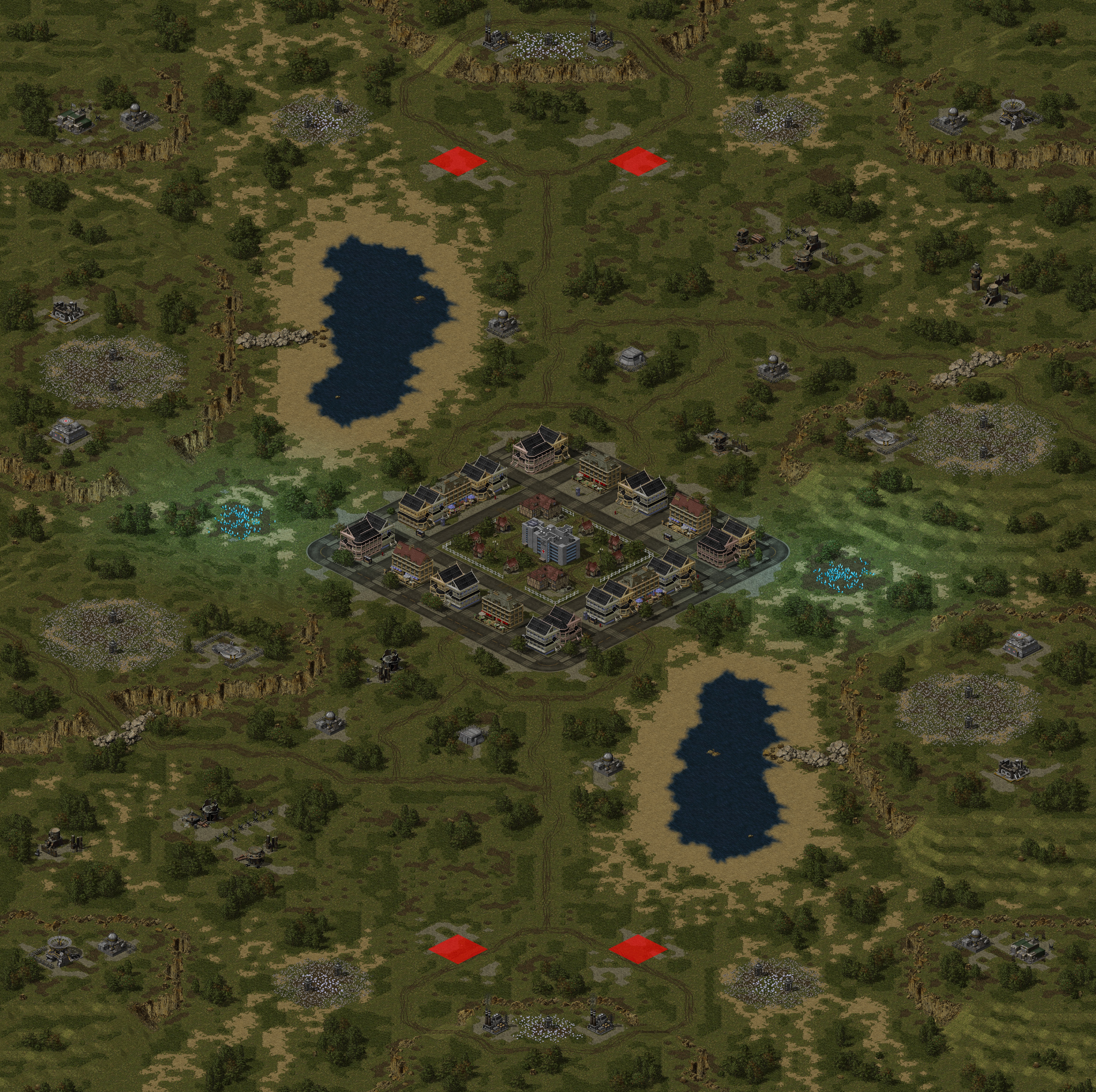 Rendered map: Big Town USA