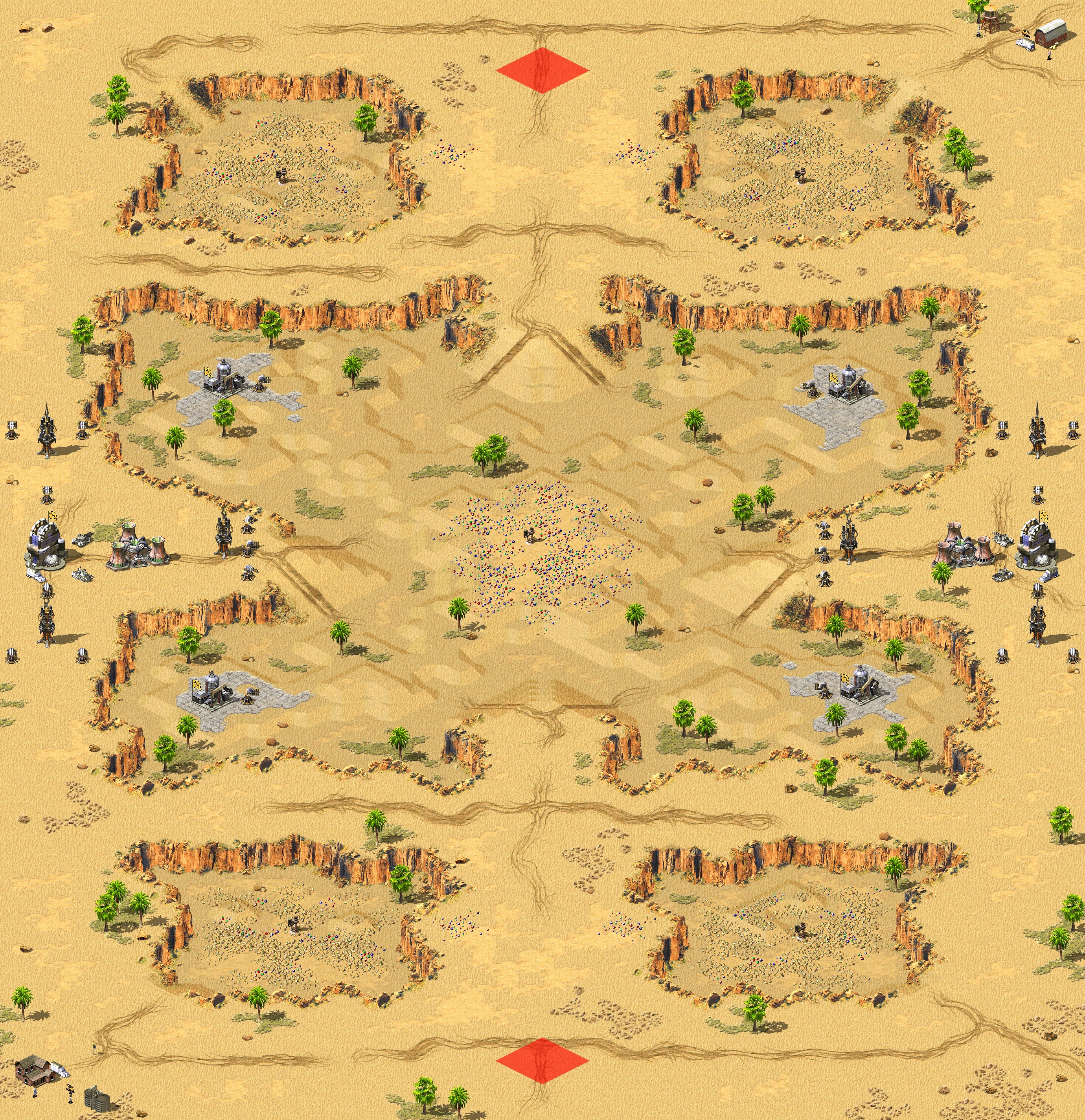 Rendered map: Dune Shredder II
