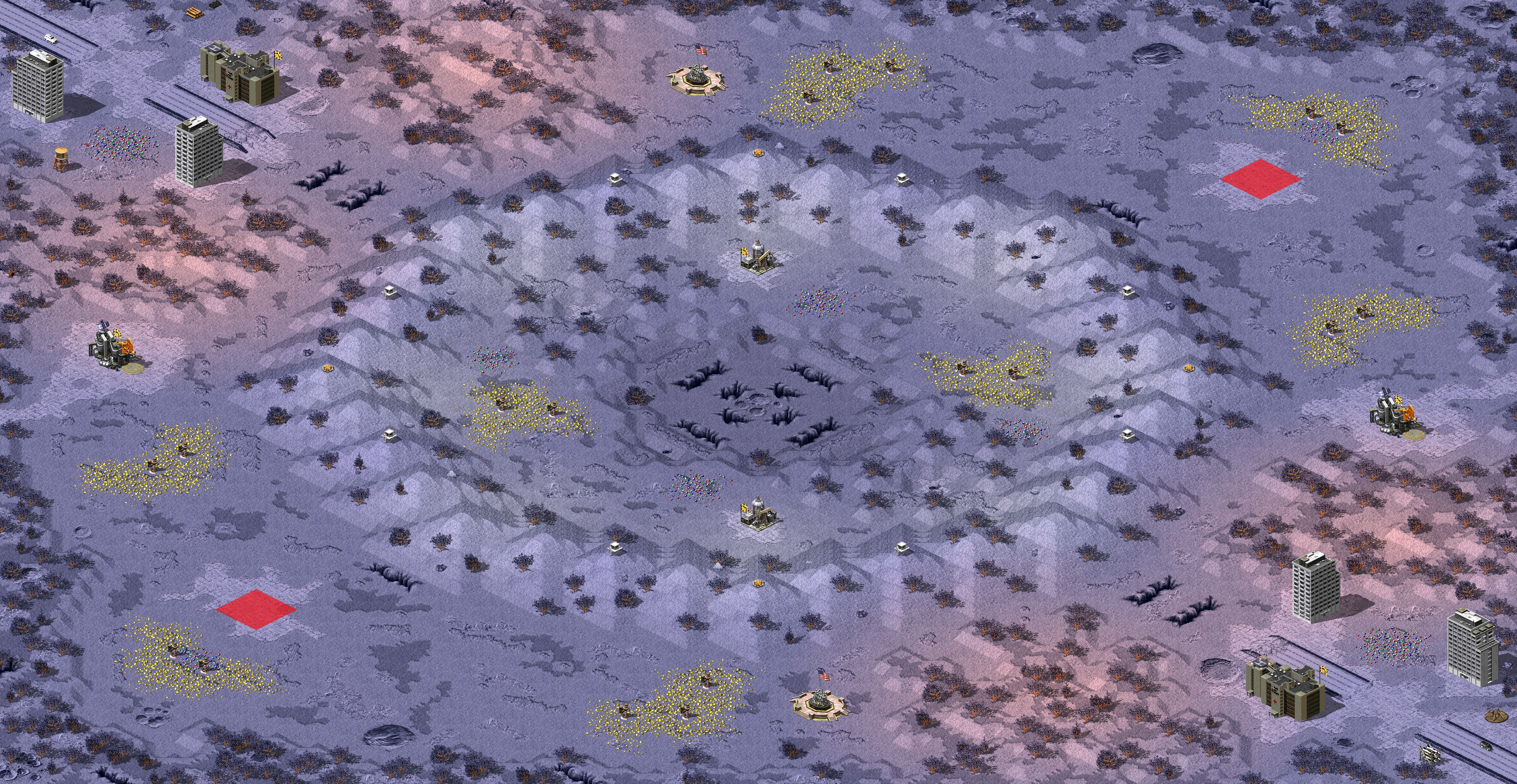 Rendered map: Space Volcano