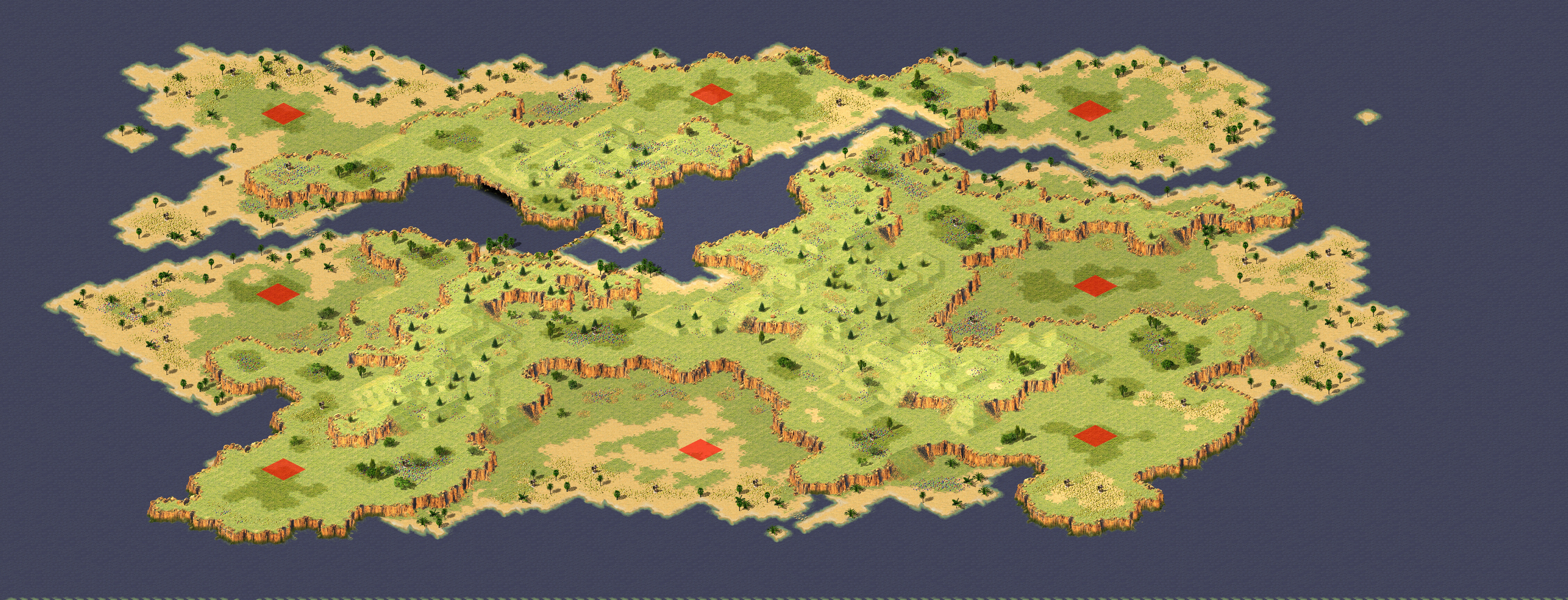 Rendered map: Sponge Island