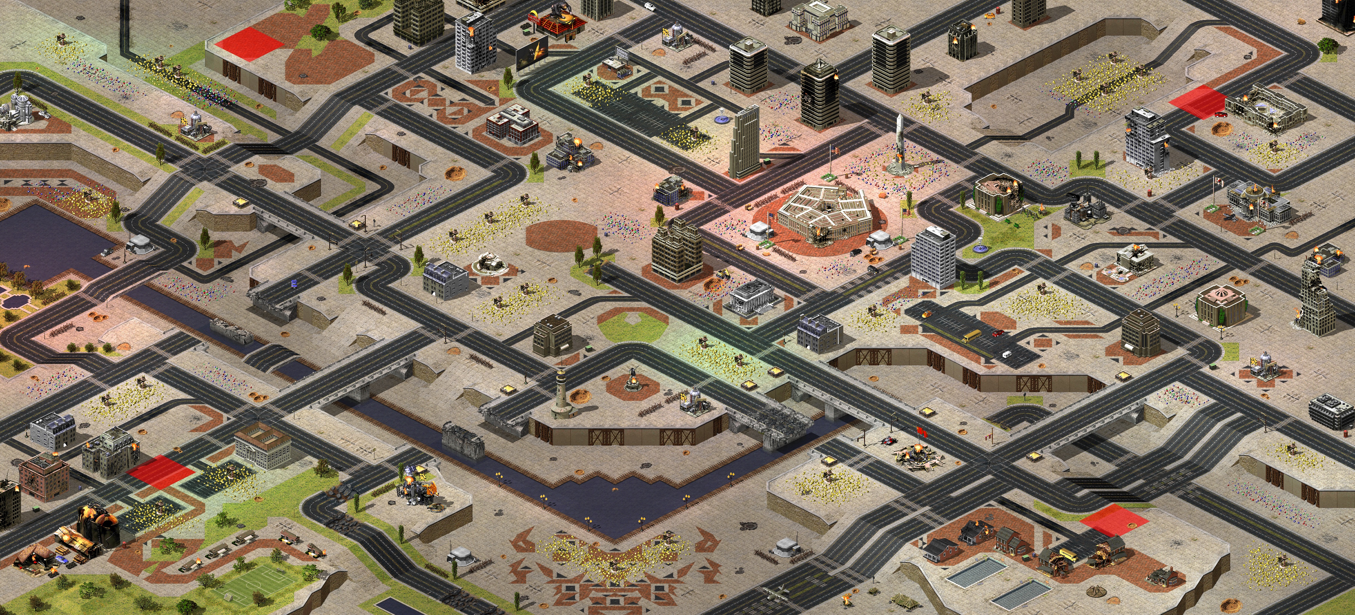 Rendered map: [4] Siege of Washington