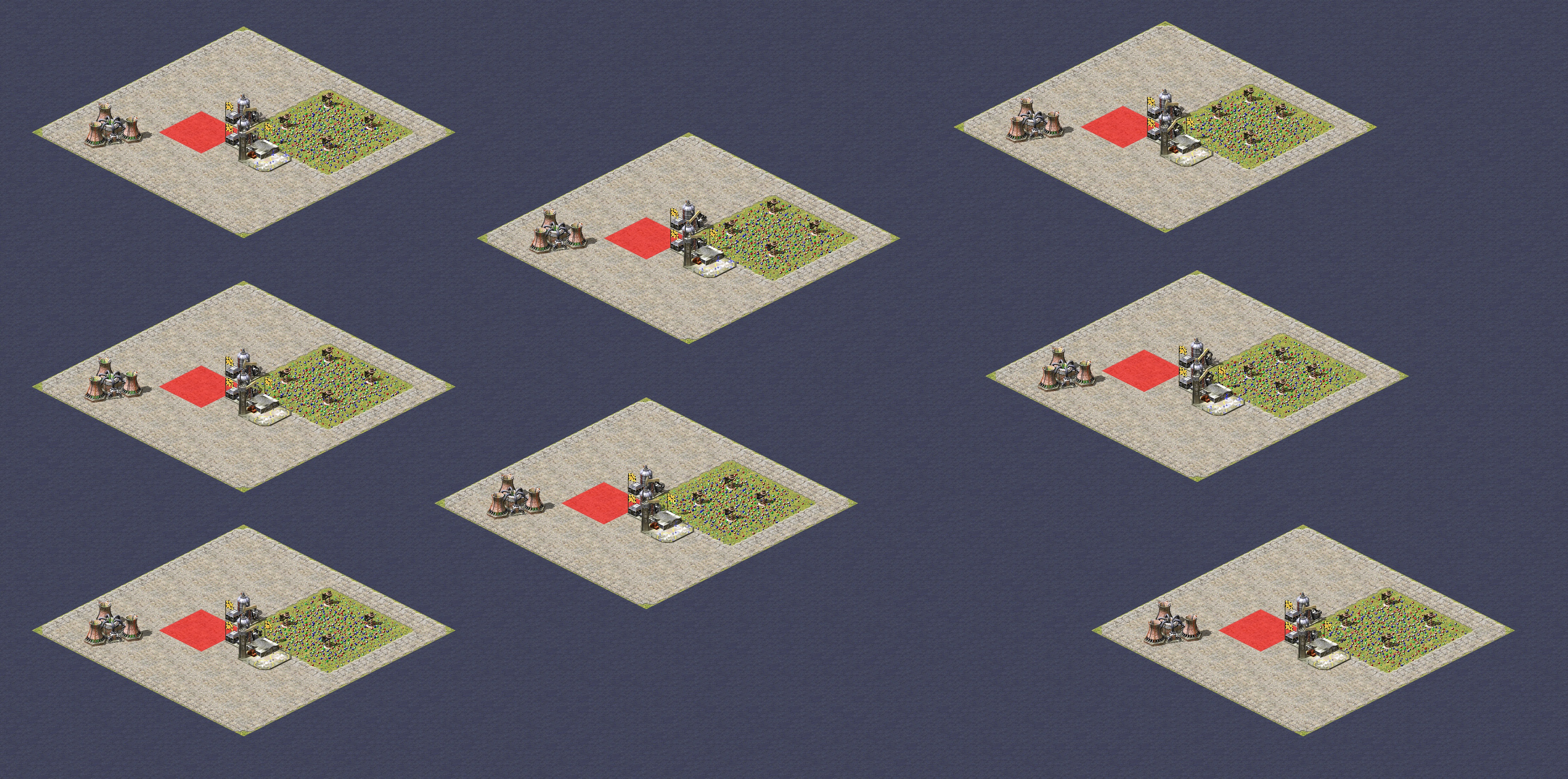 Rendered map: Airborne Feast Naval Battle Patch of Land