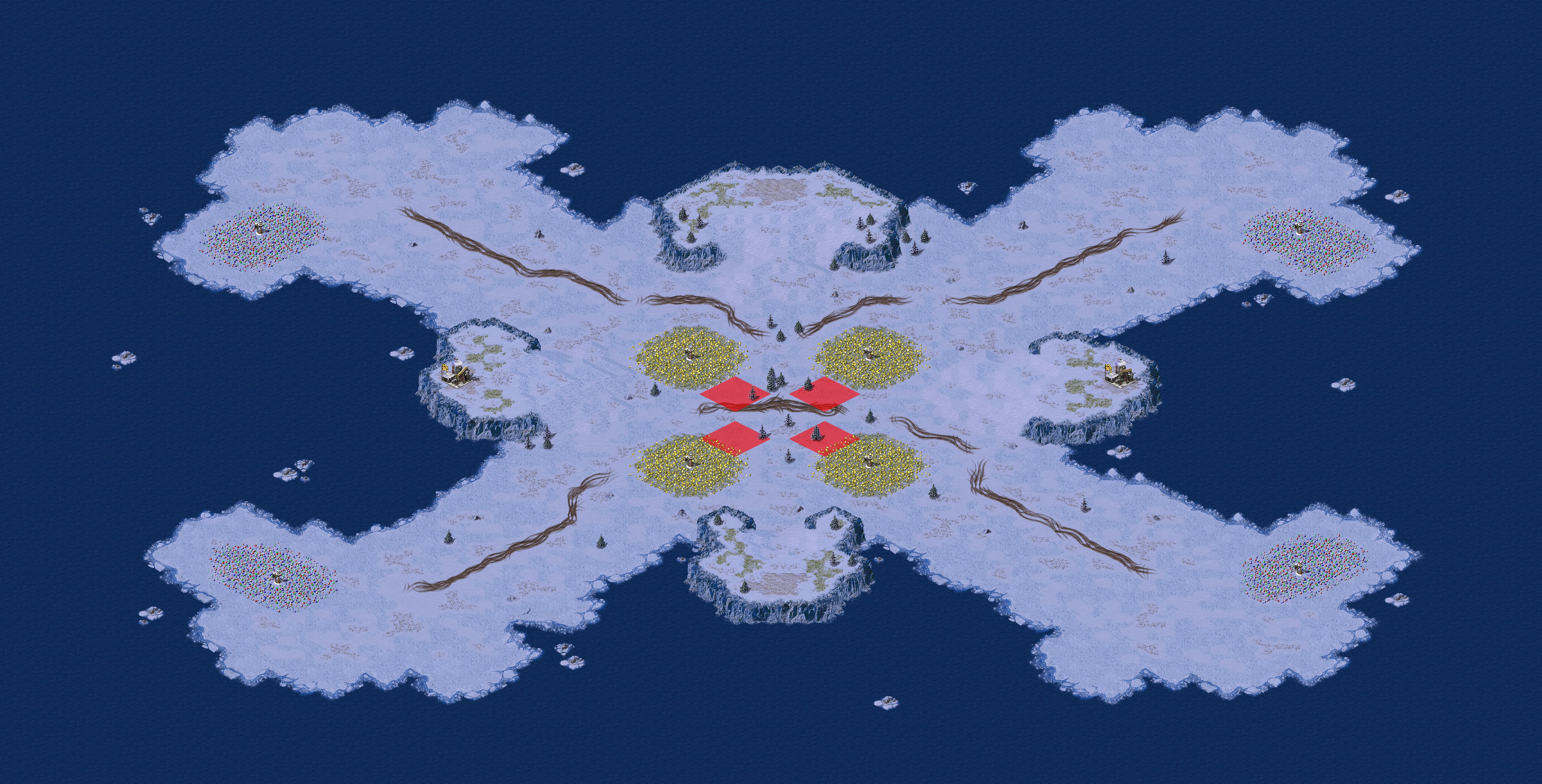 Rendered map: Face Down