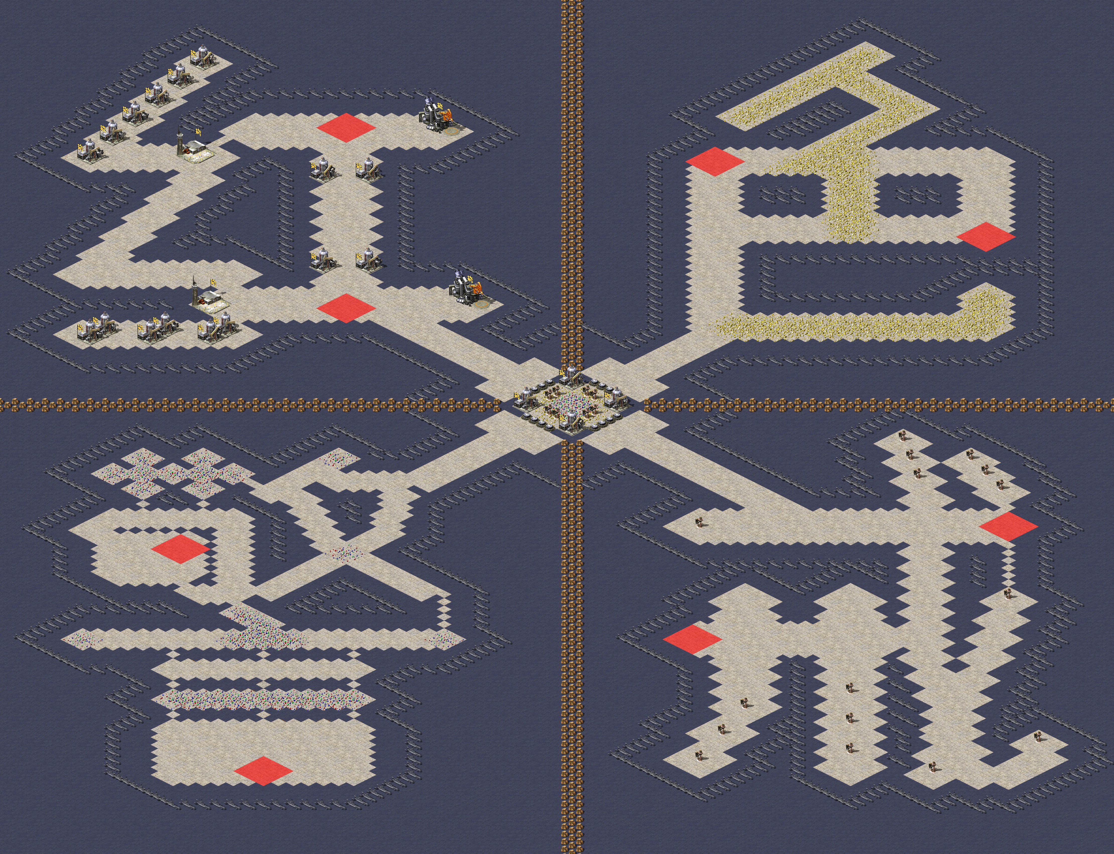 Rendered map: Red Alert Patch of Land