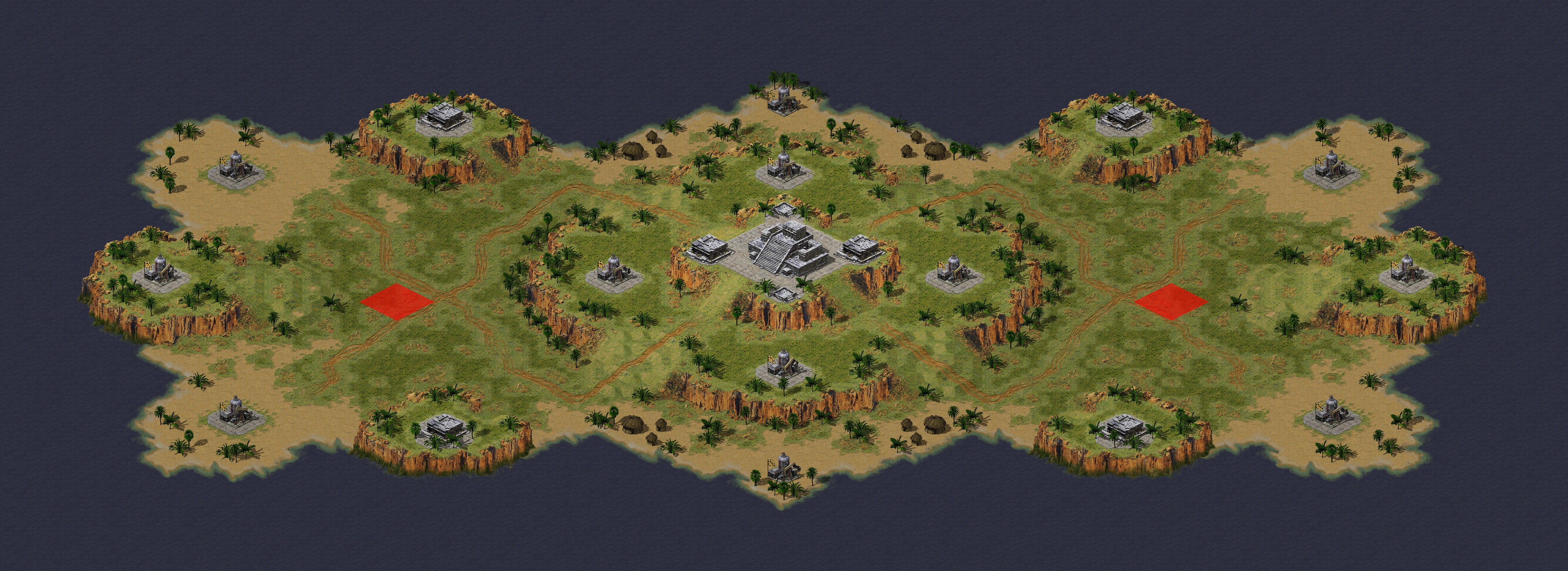 Rendered map: Official Tournament Map A
