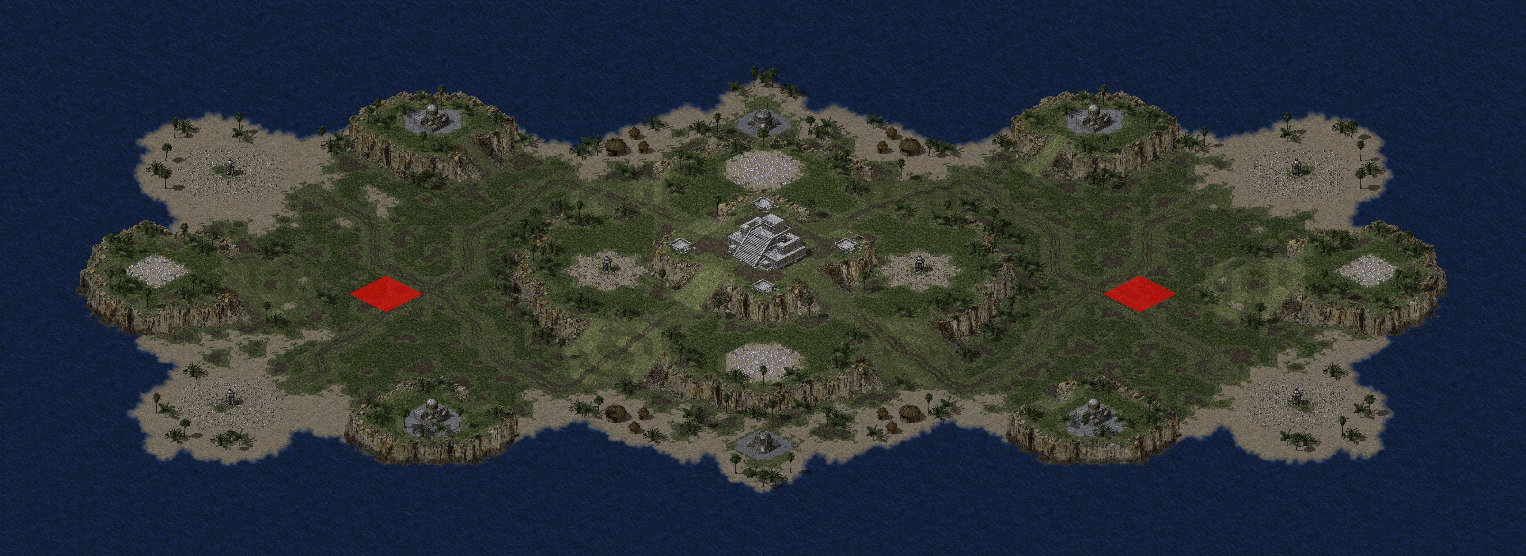 Rendered map: Tournament Temple