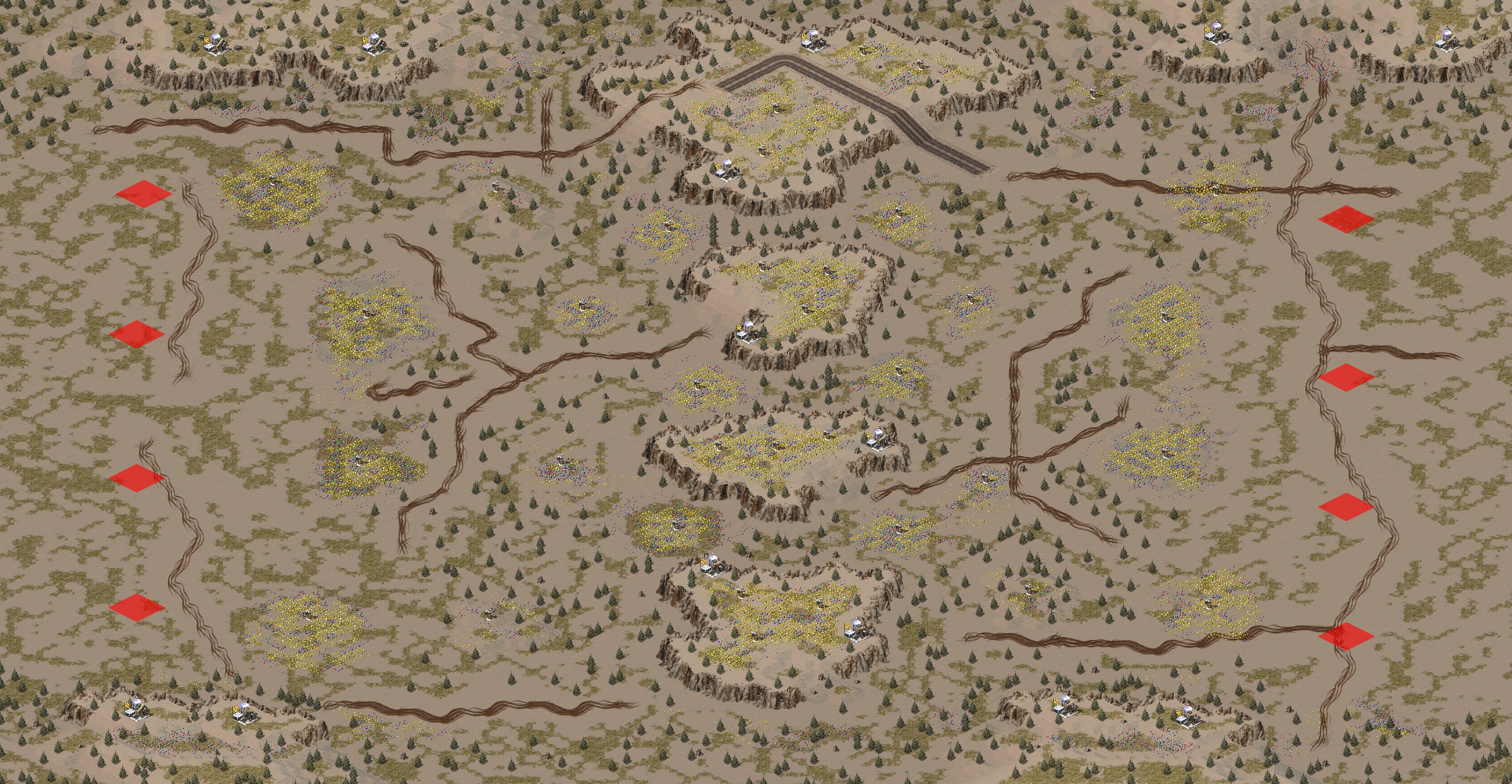 Rendered map: Egypt travel