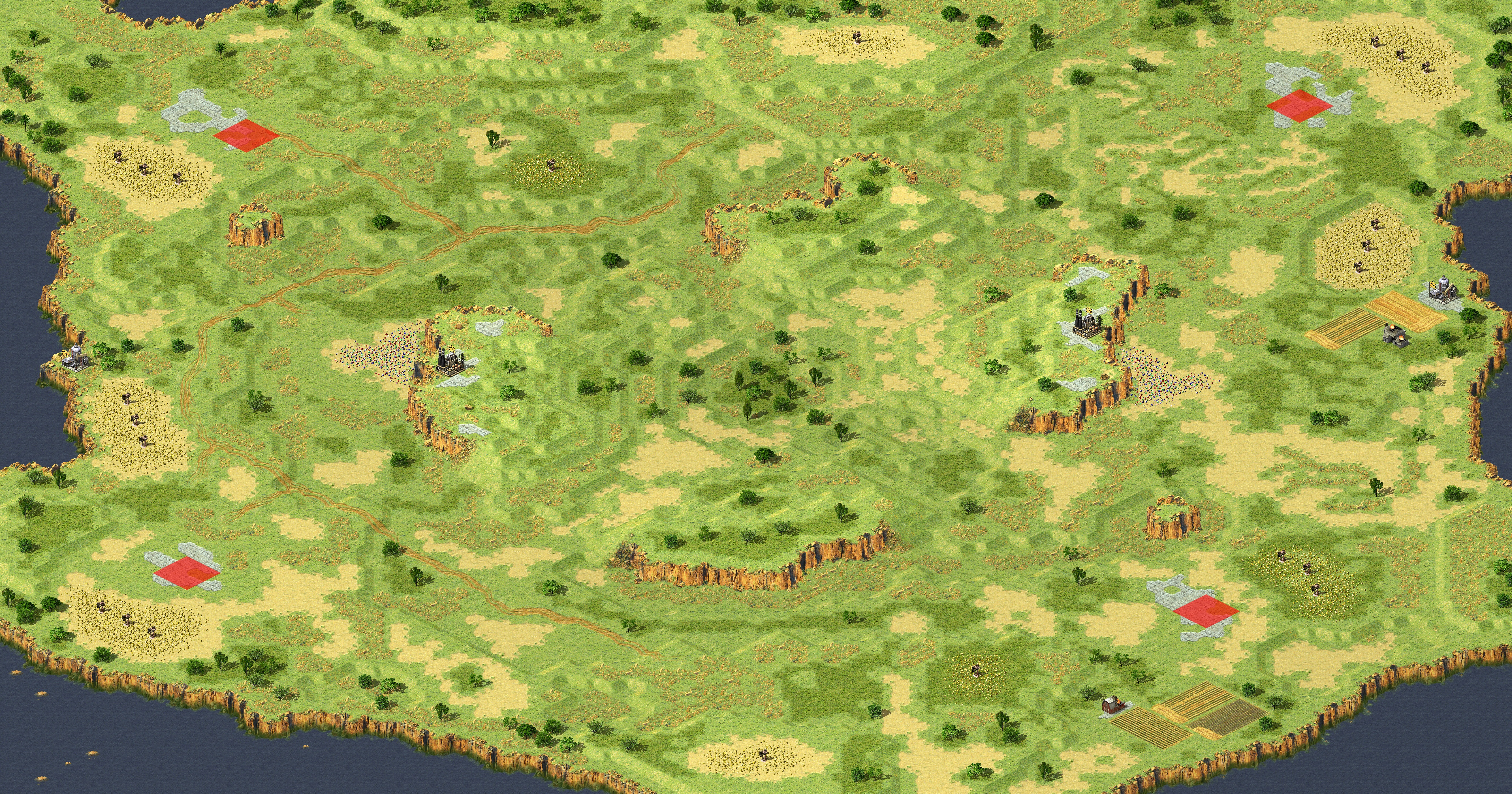 Rendered map: Heaven and Hell