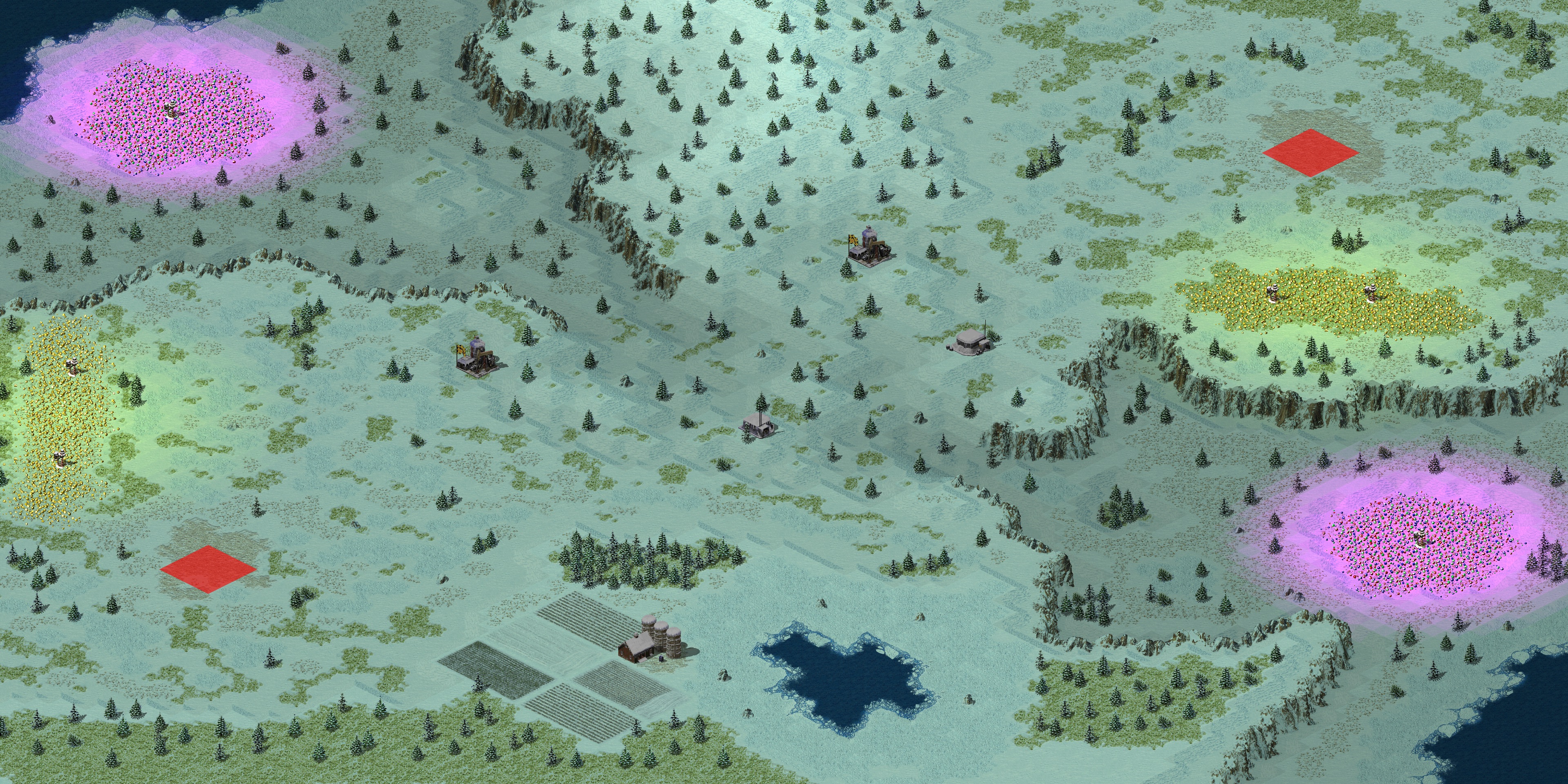 Rendered map: Snow Mountain Fury