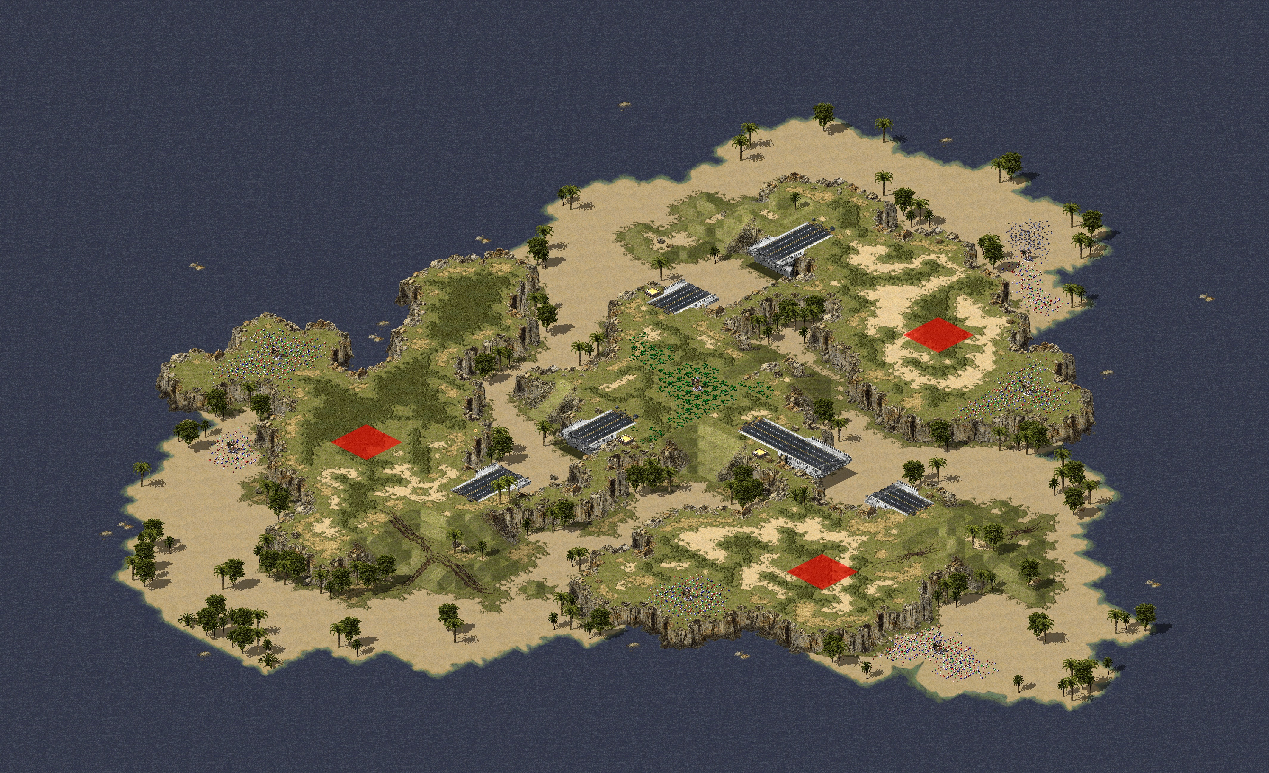 Rendered map: Canyon Fodder
