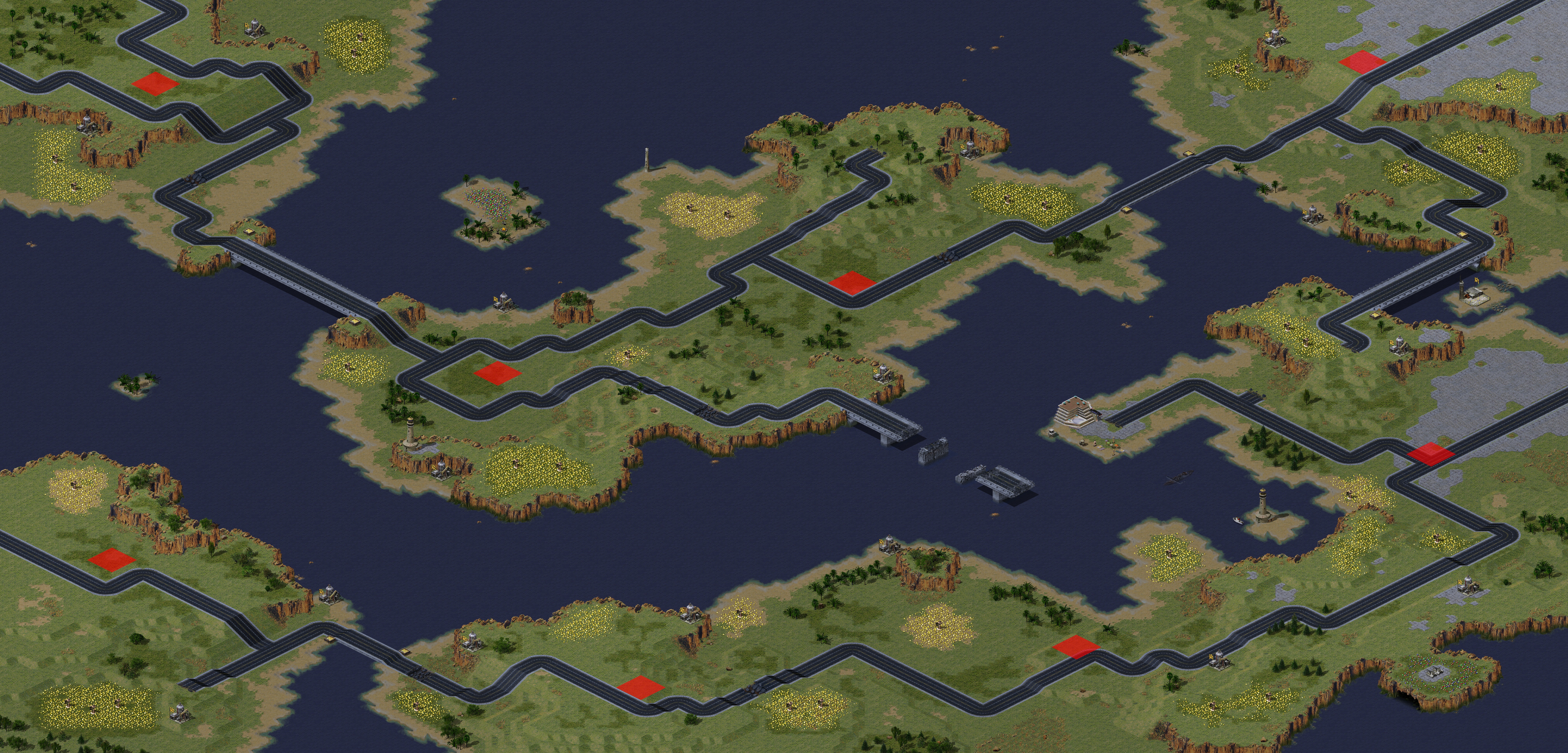 Rendered map: East River Broken Bridge