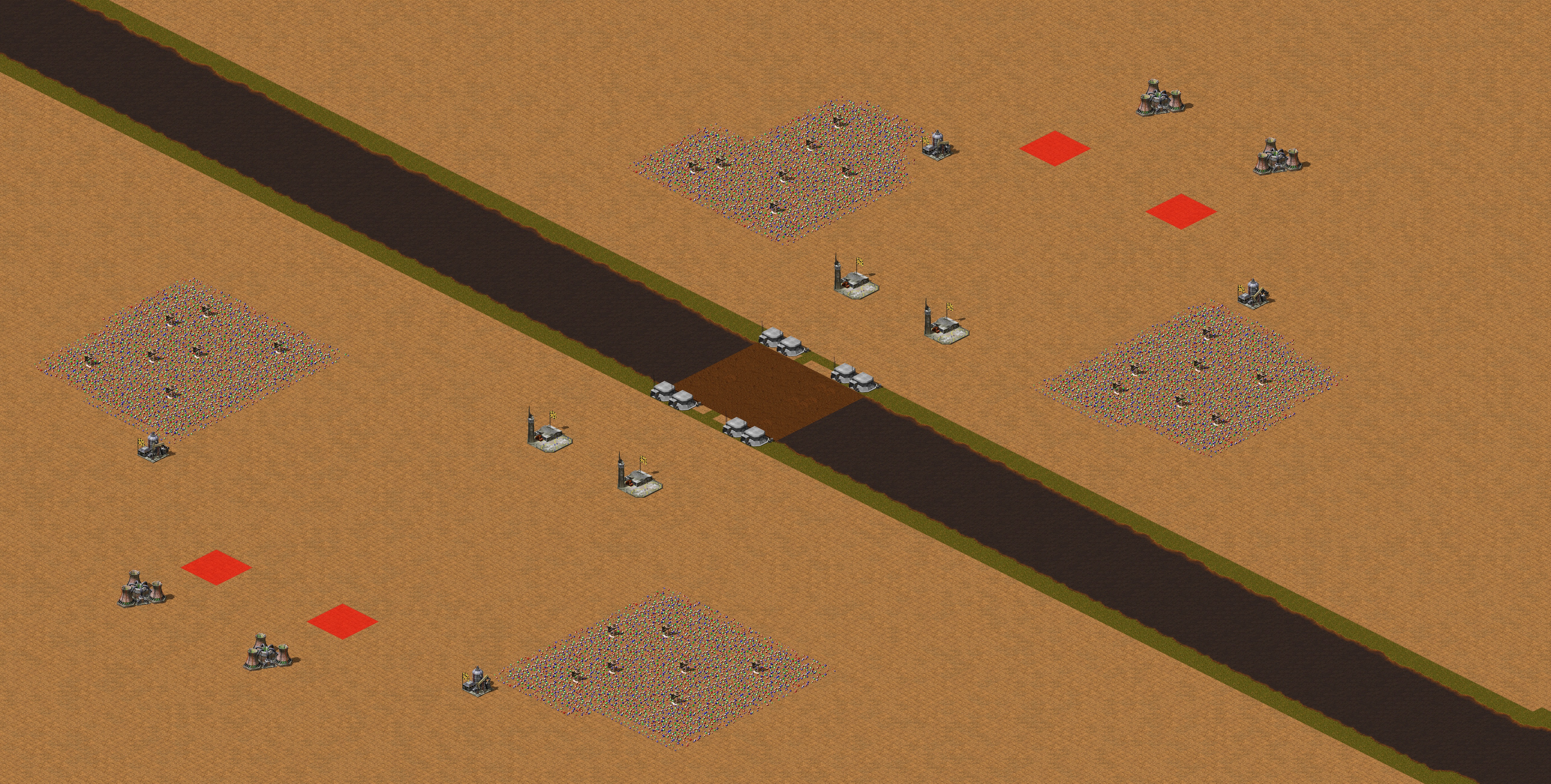 Rendered map: War on the Bridge