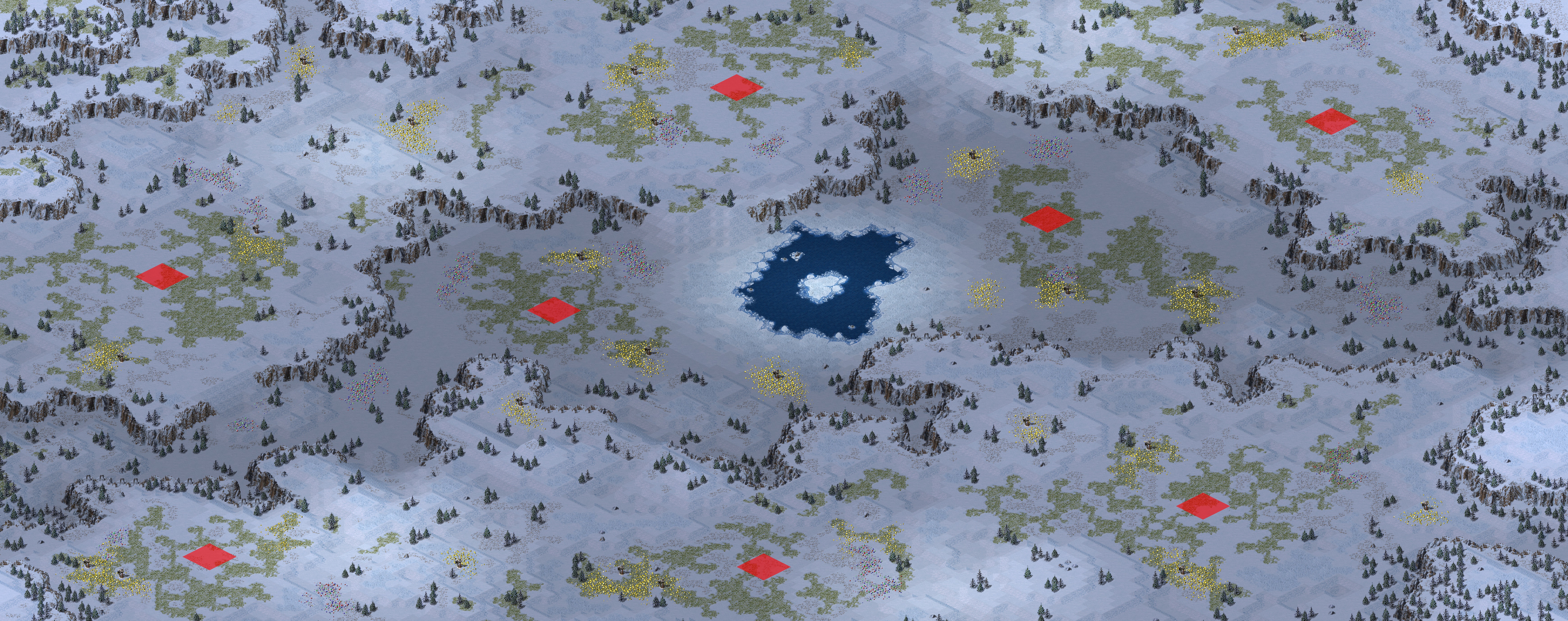 Rendered map: Buffed - Blue Snowfield
