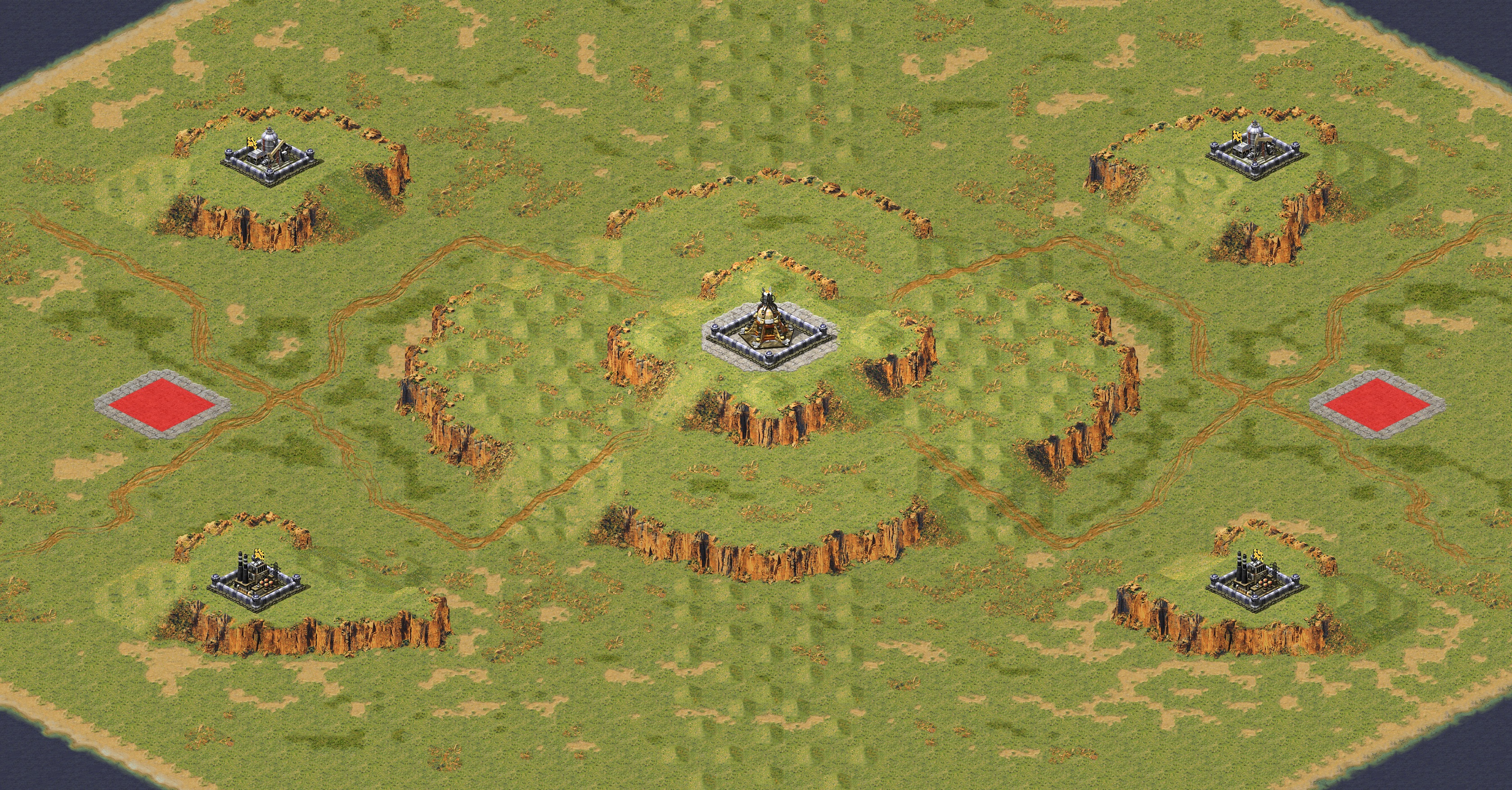 Rendered map: Thunder Dome