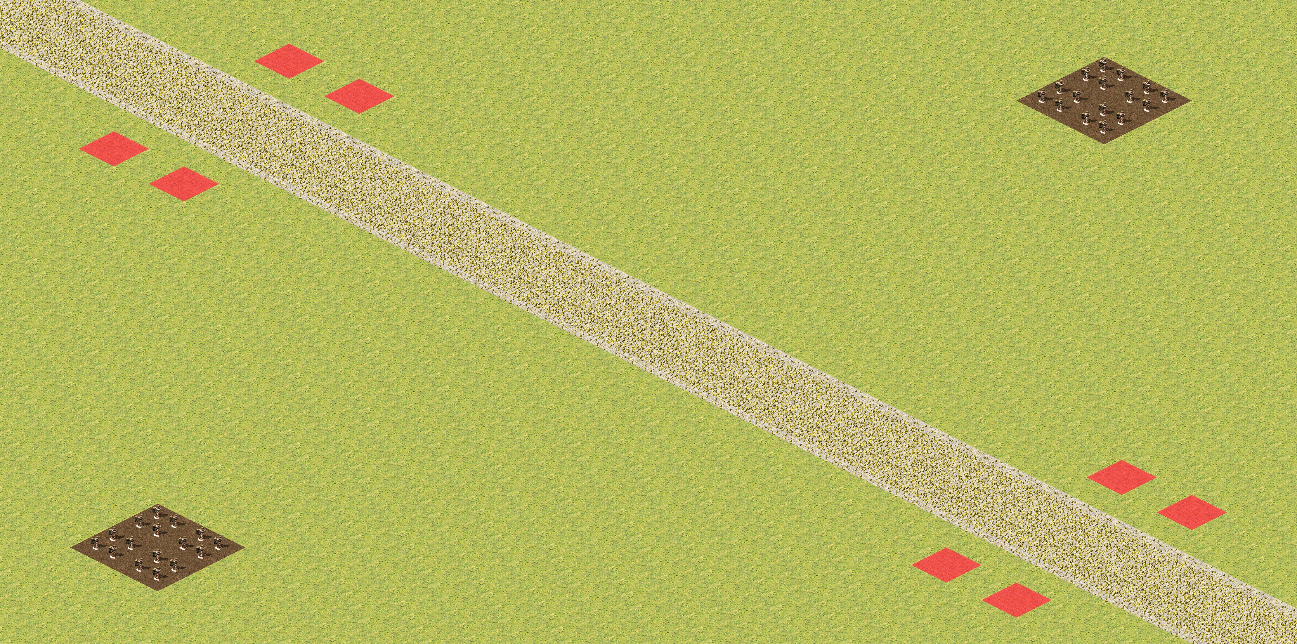 Rendered map: Golden Road